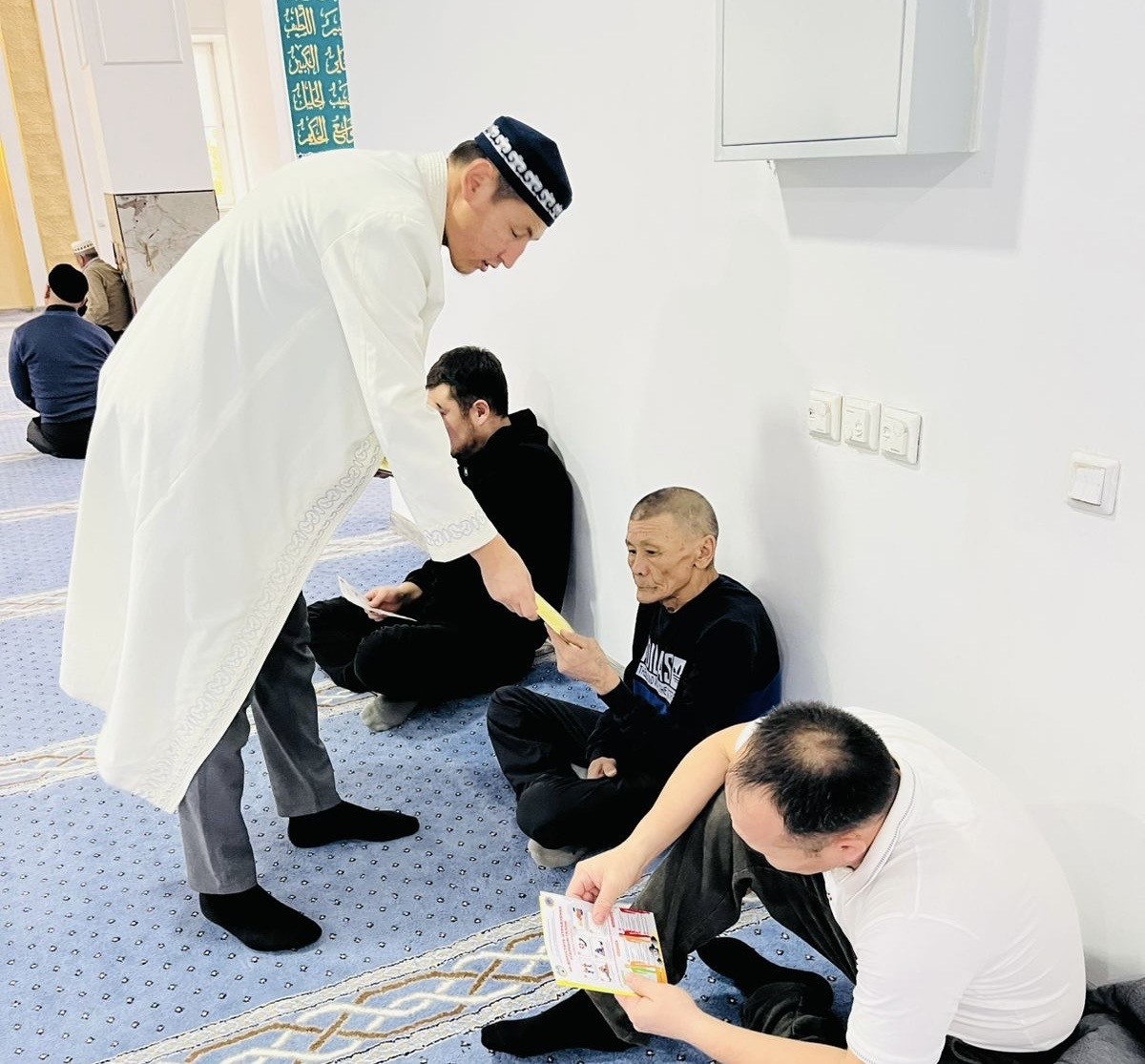 Абай аудандық орталық мешітінде өрт қауіпсіздігі бойынша түсіндіру жұмыстары жүргізілді