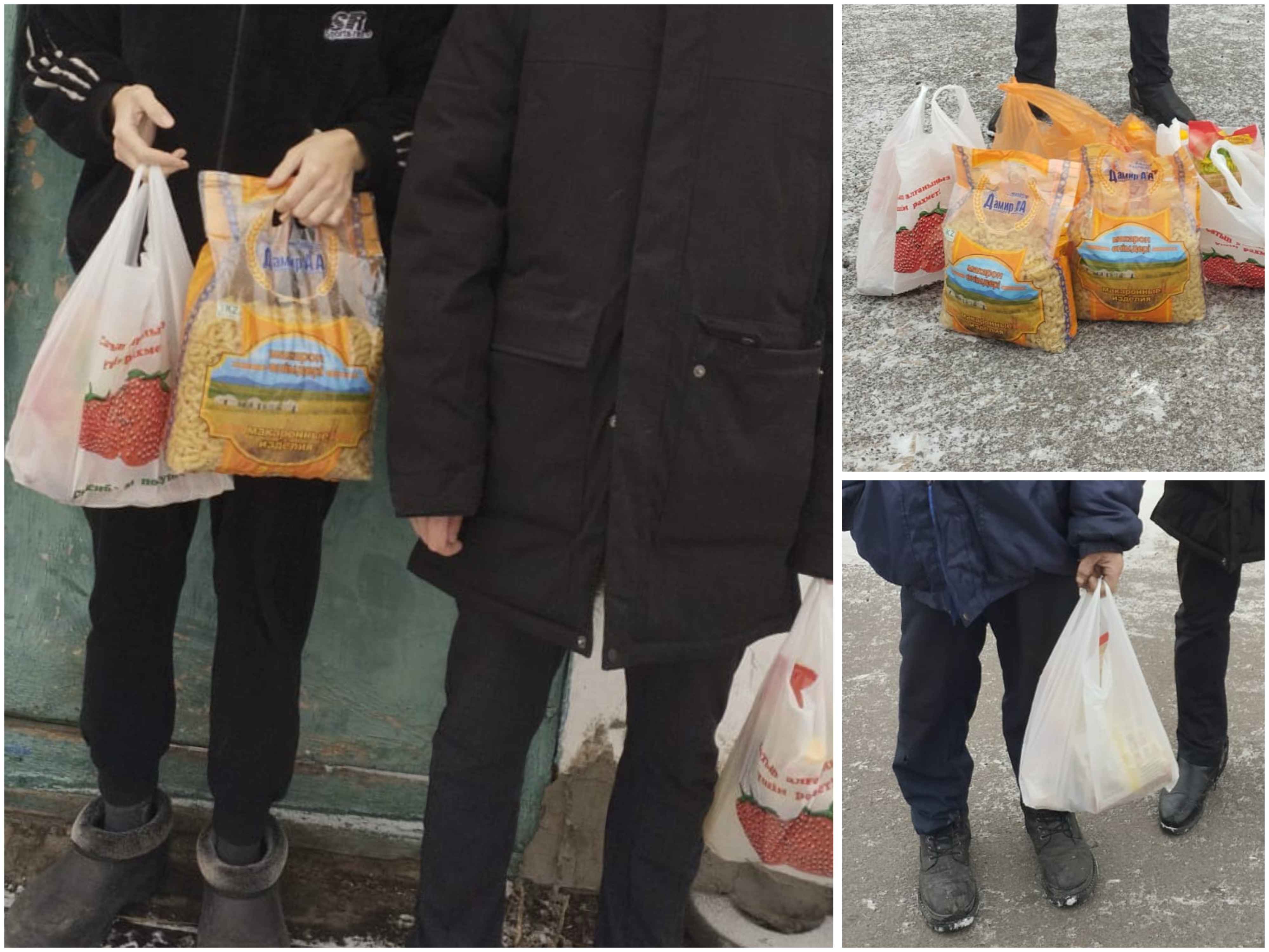 Сәрепті ауылдық мешітінде мұқтаж отбасыларға азық-түлік таратылды