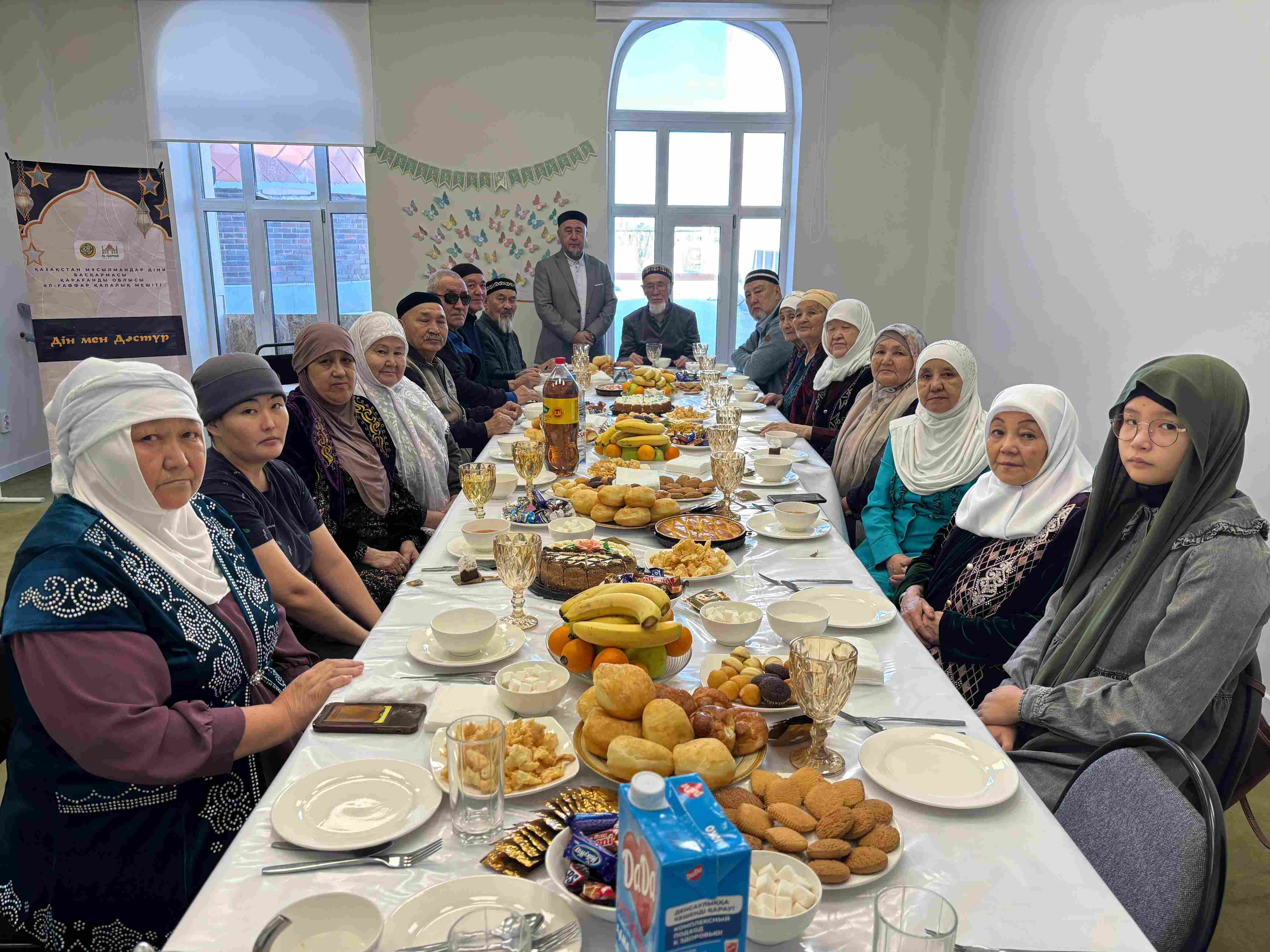 «Әл-Ғаффар» мешітінде «Аталар мектебі» мен «Әжелер мектебі» аясында басқосу өтті