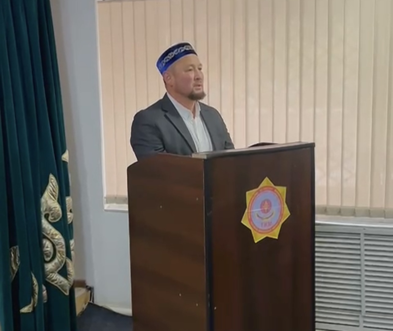 «Төлеутай ата» мешітінің имамы әскери бөлім сарбаздарымен кездесті