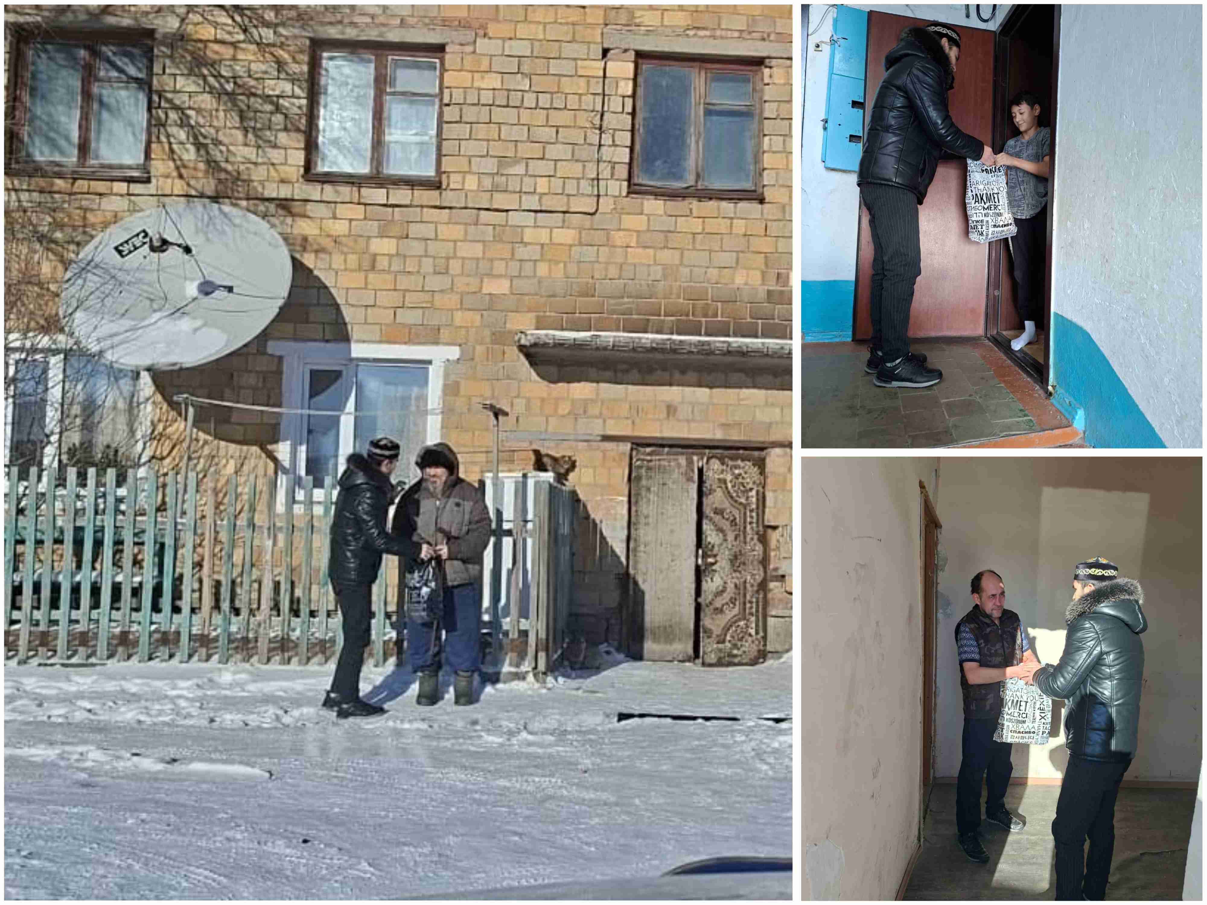 Қарабас кенті мешітінде әлеуметтік көмек көрсетілді