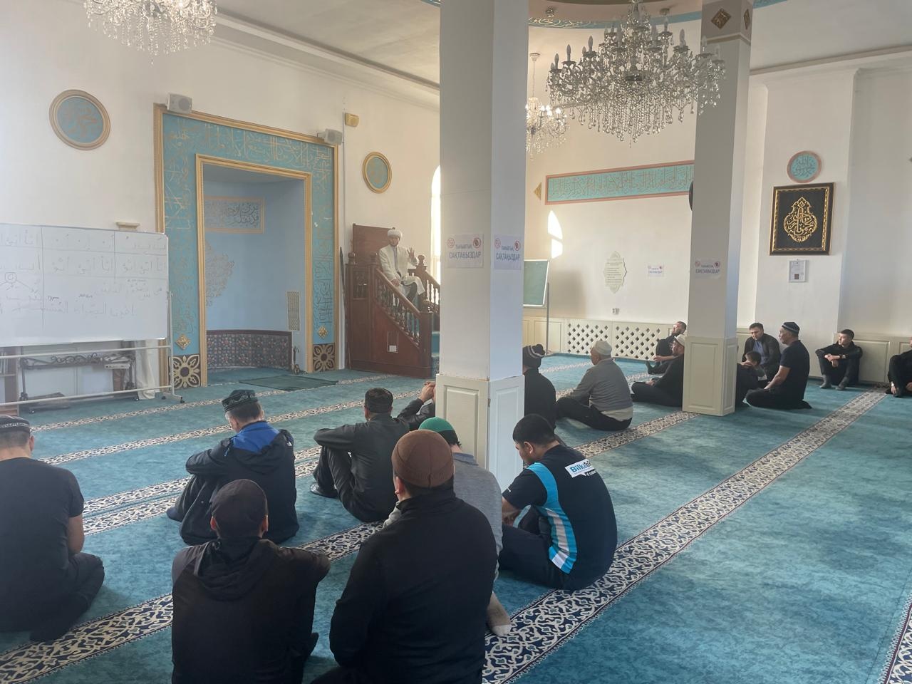 «Жанқұтты би» мешітінде жат діни ағымның алдын алу жұмысы жүргізілді