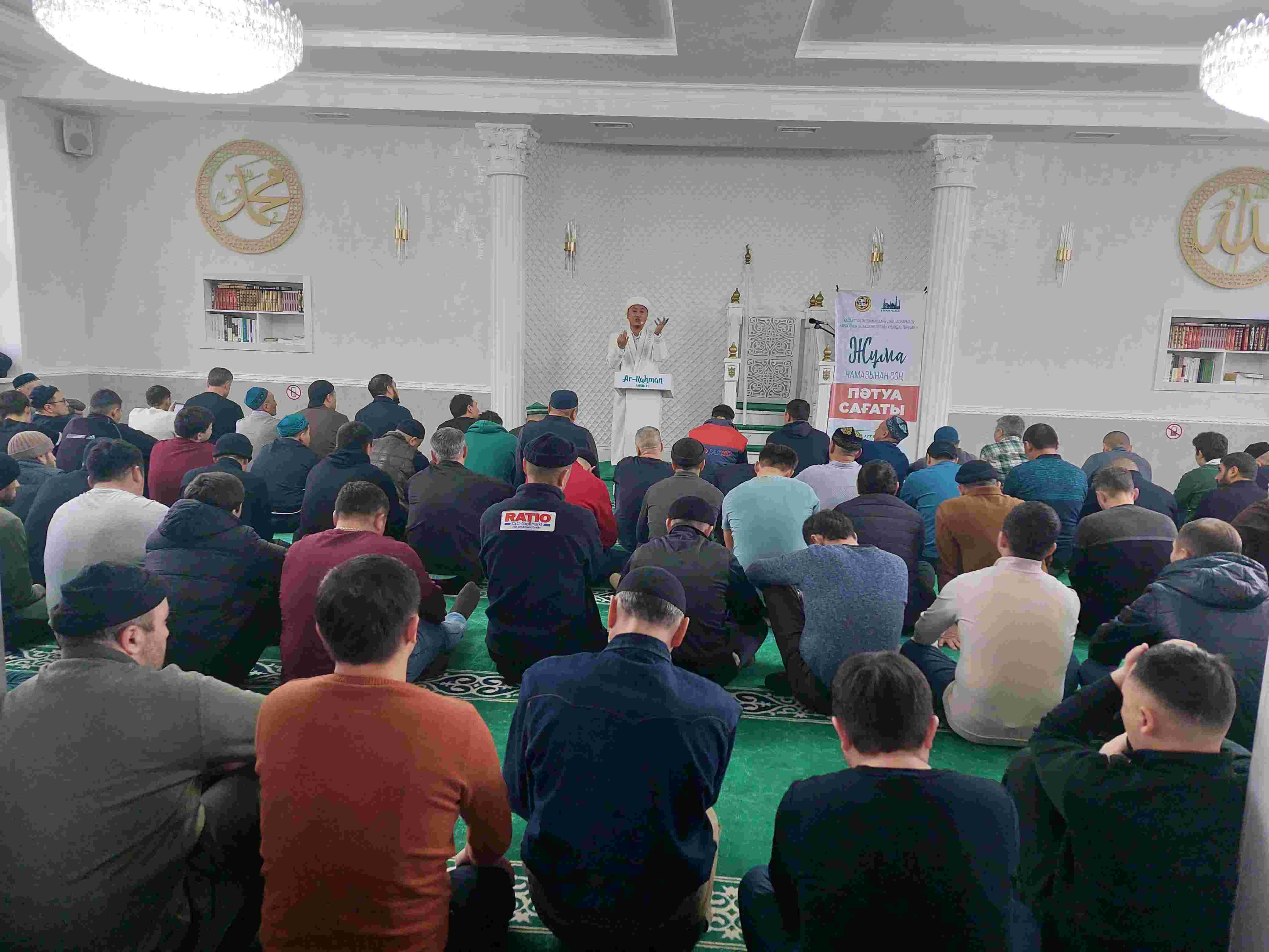 «Ар-Рахман» мешітінде «Тәртіпсіздік – бөлікке, тәртіп – берекеге бастайды» тақырыбында насихат айтылды