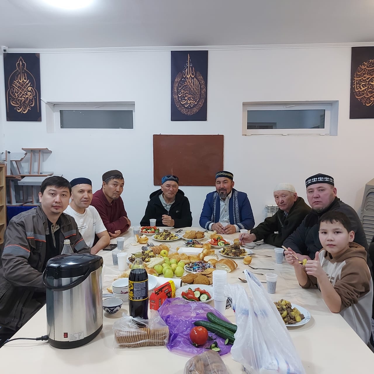 «Жұмабек Тәшен» мешітінде бейсенбілік уағыз дастарханы өтті