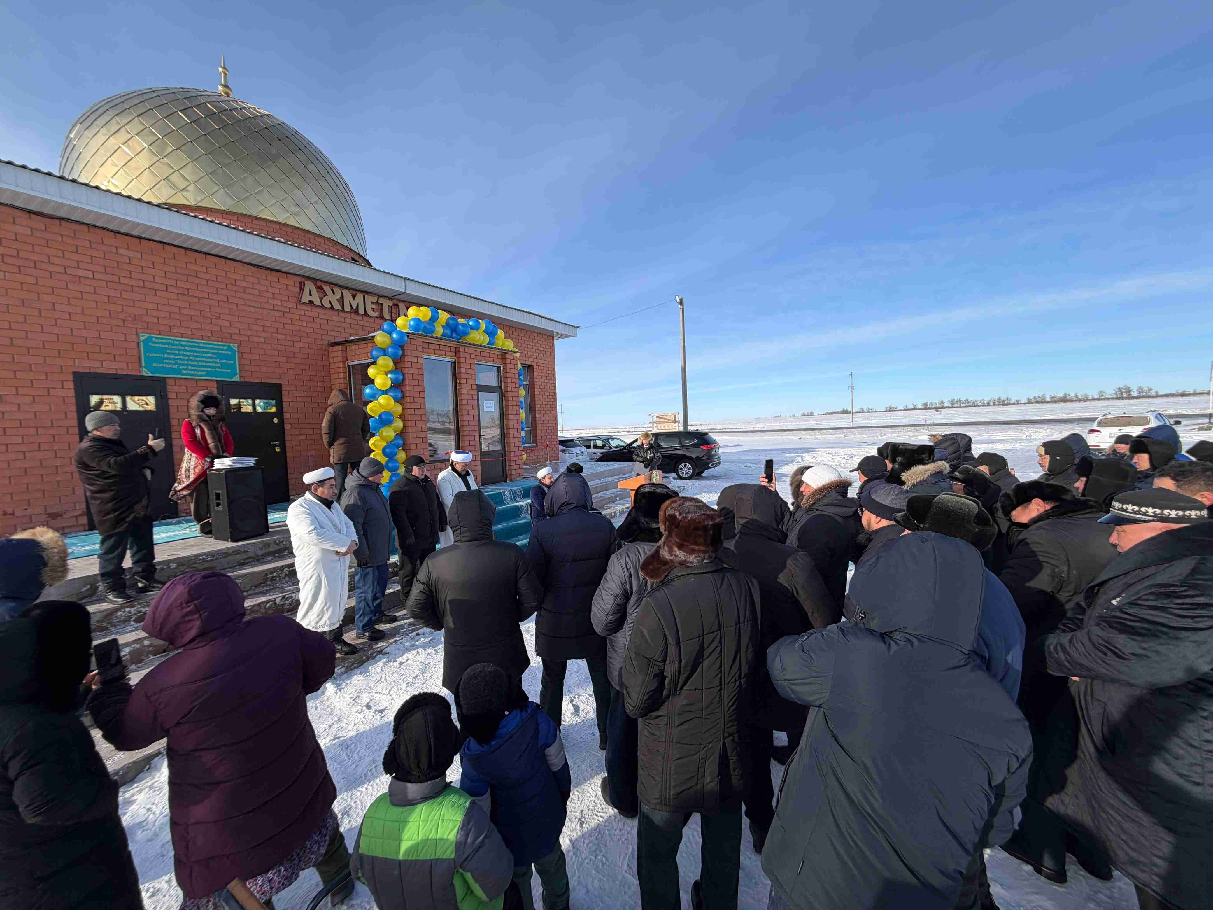 ШЕТ АУДАНЫНА ҚАРАСТЫ БАТЫҚ АУЫЛЫНДА ЖАҢА МЕШІТТІҢ АШЫЛУ РӘСІМІ ӨТТІ
