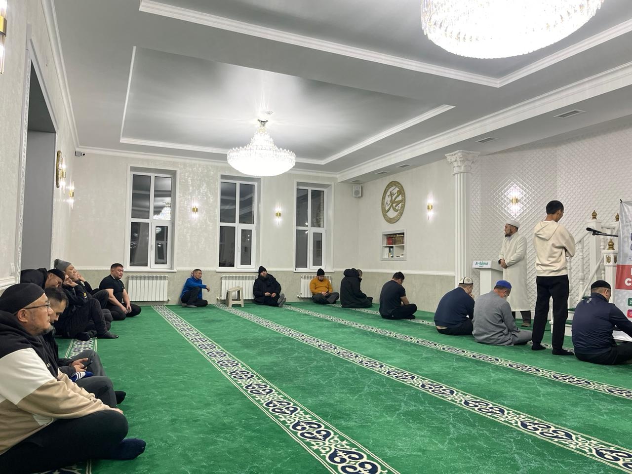 «Ар-Рахман» мешітінде Миғраж түнінің рухани-теориялық маңызы дәріптелді