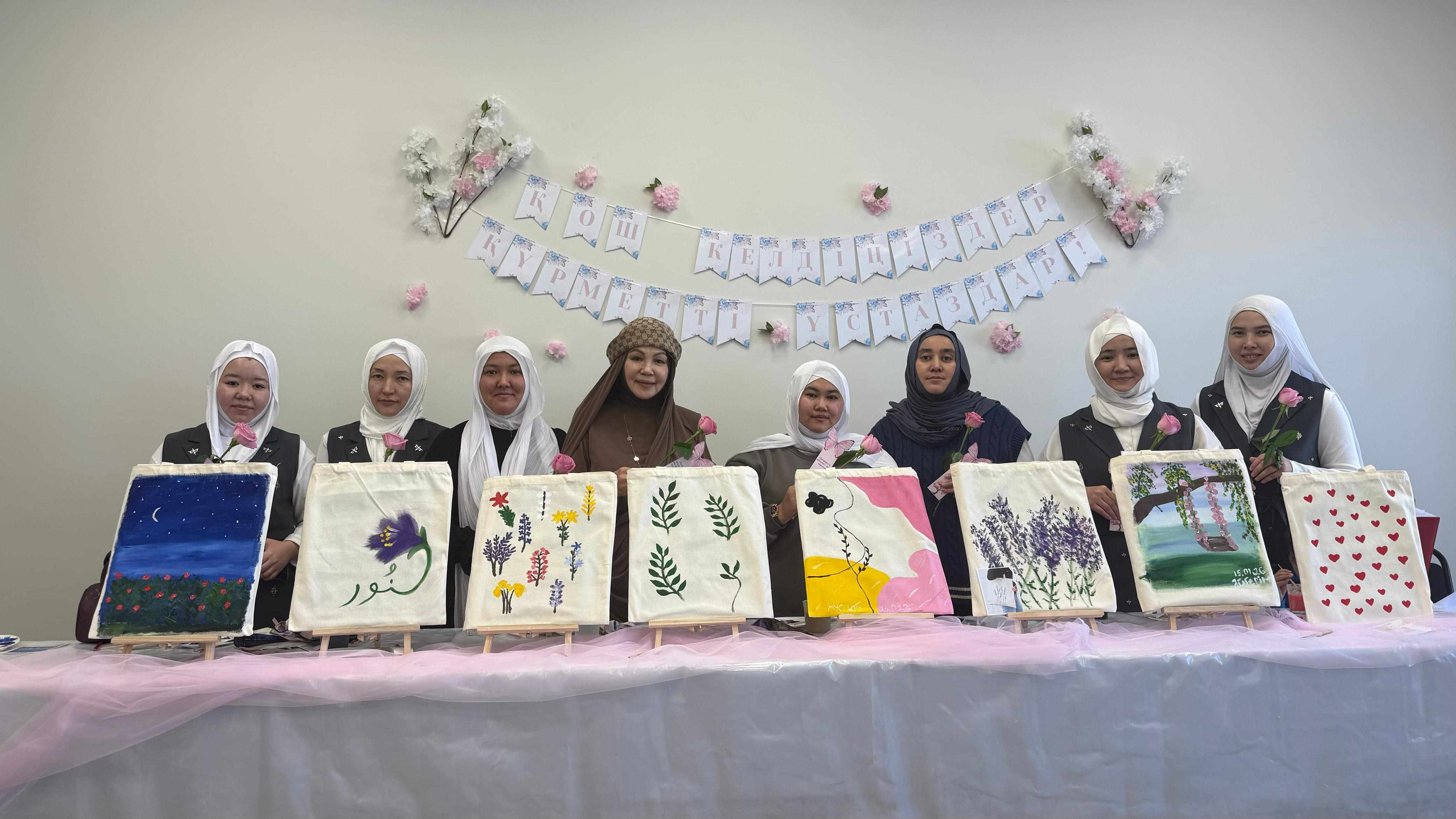 «Әл-Ғаффар» мешітінде ұстаздарға арналған шопперге сурет салу мастер-классы өтті