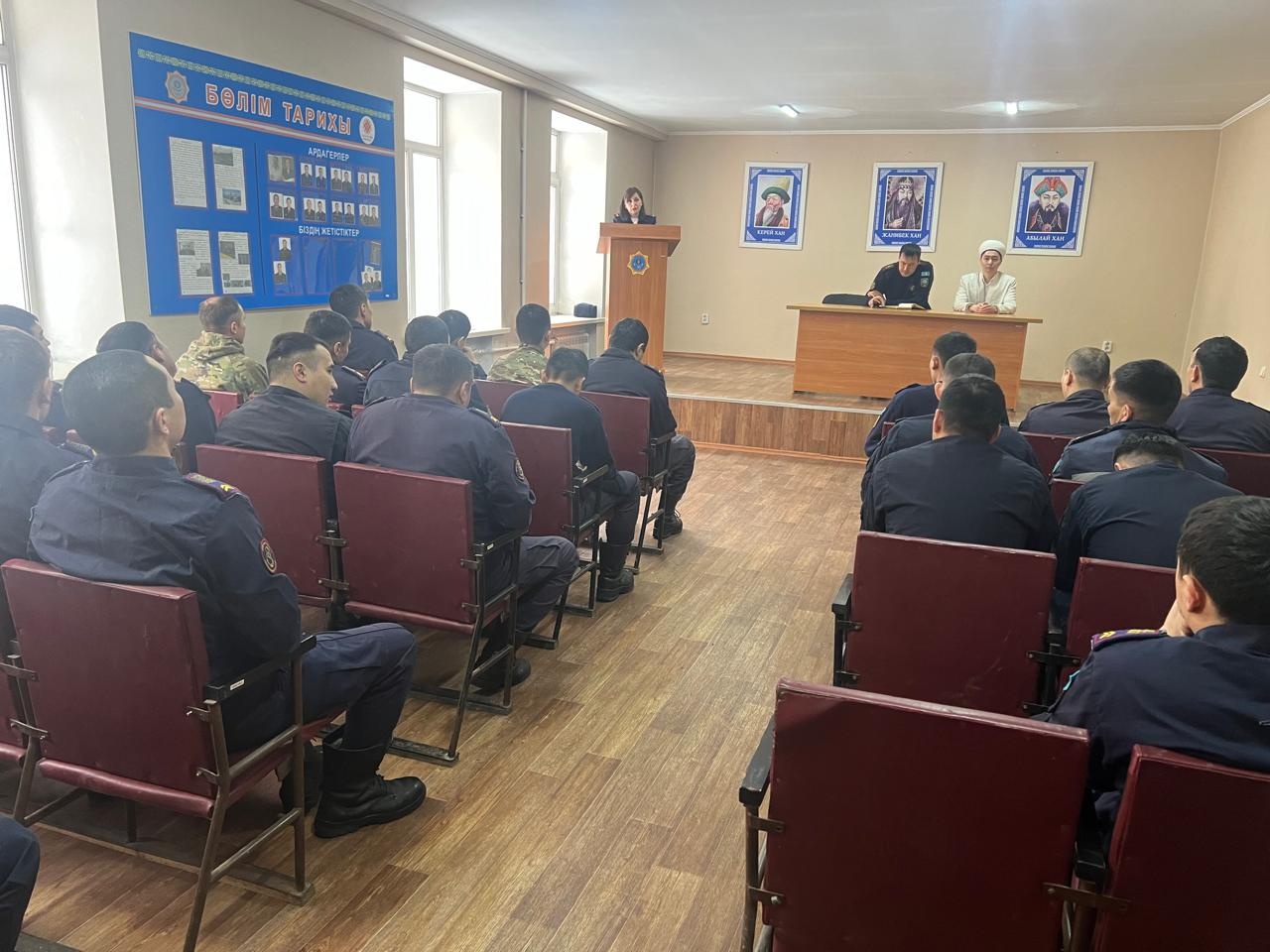 Қаладағы №11-өрт сөндіру бөлімінде кездесу өтті