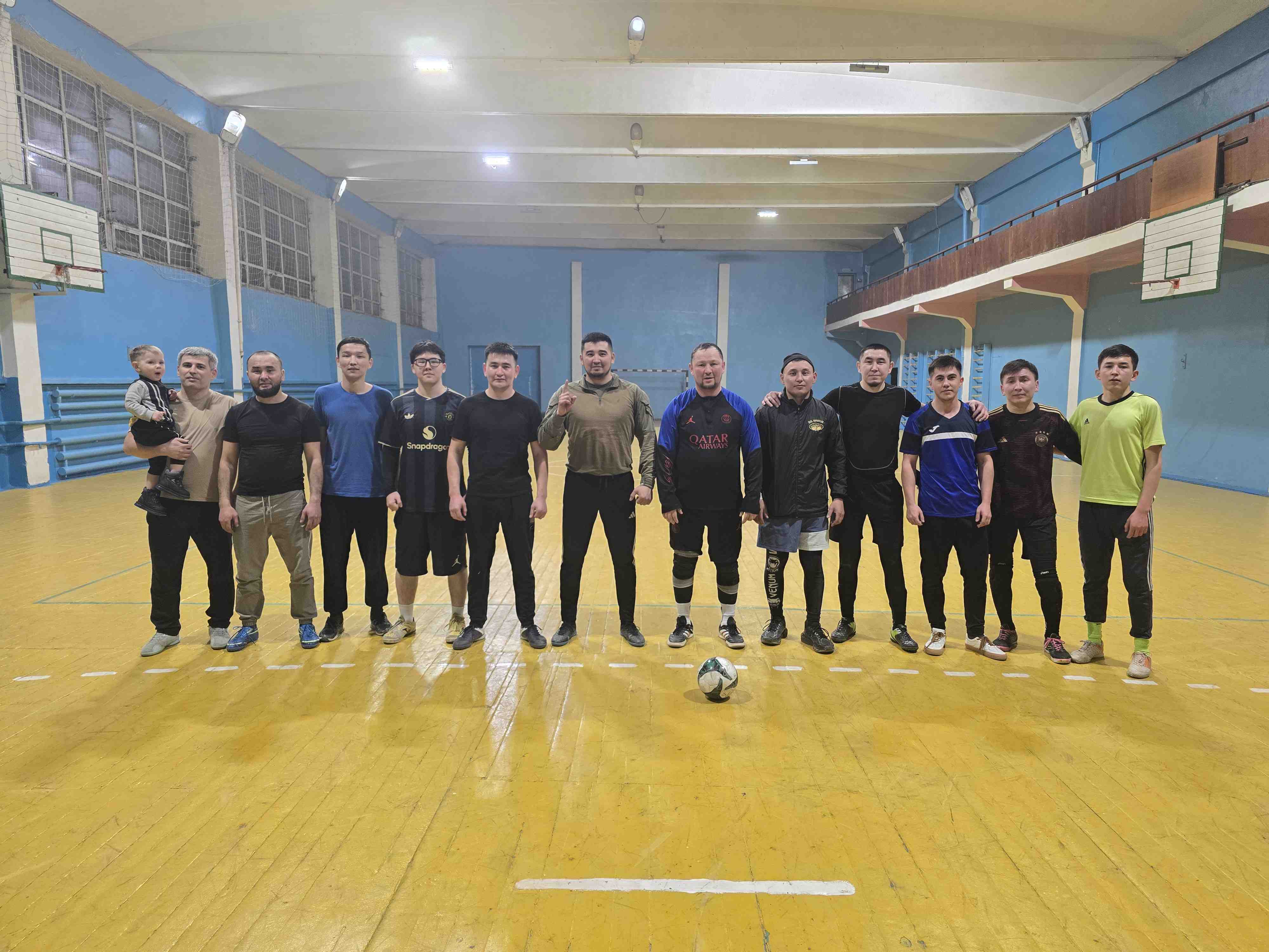 «Төлеутай ата» мешітінде жамағат арасында футболдан достық кездесу өтті