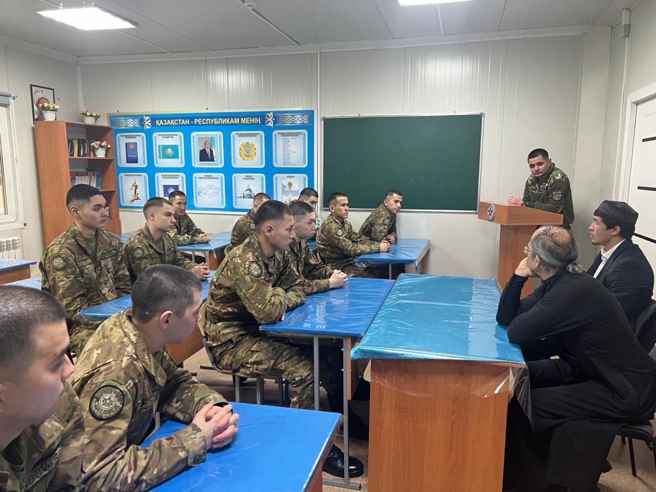 Әскери полиция сарбаздарымен кездесу өтті