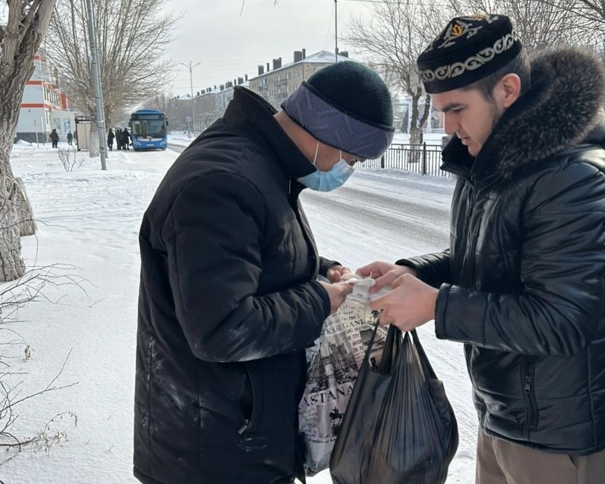 Қарабас кентінде мұқтаж отбасыларға қайырымдылық көмек көрсетілді