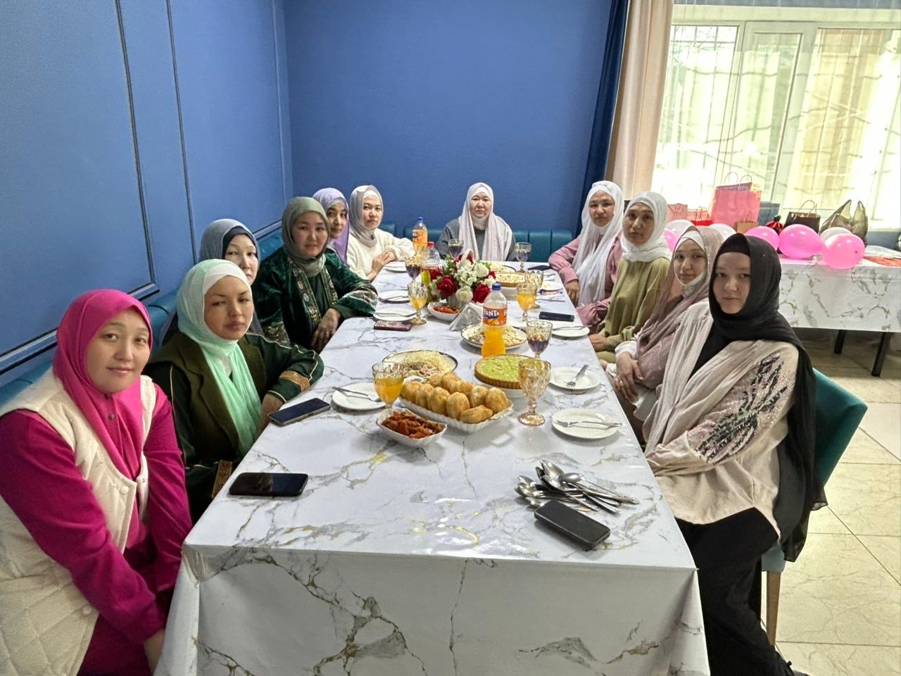 Ақадыр кентінде Орамал күніне арналған рухани кеш өтті