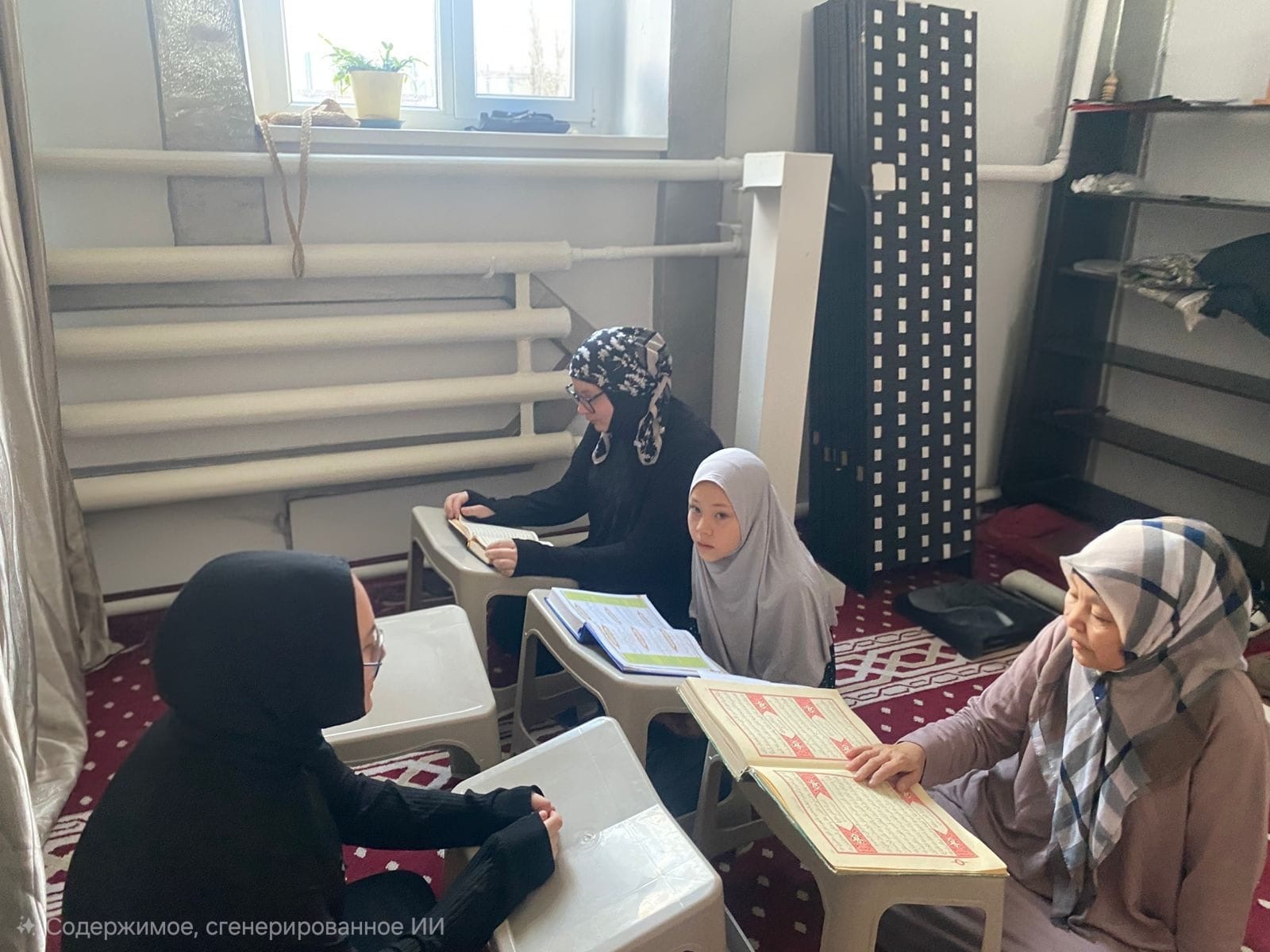 «Нұр» мешітінде әйел-қыздар жамағатына діни сауат ашу дәрістері жүріп жатыр