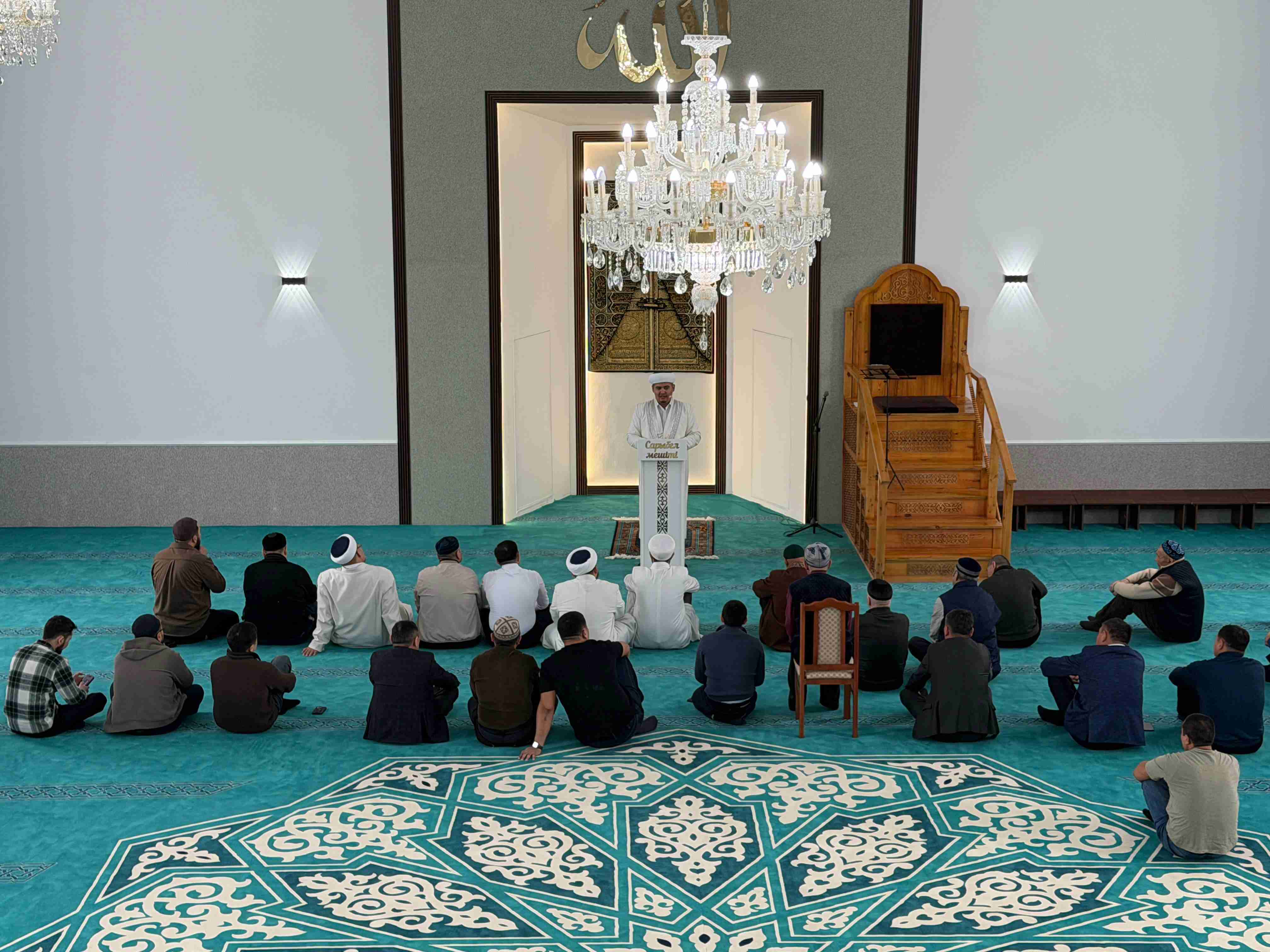 ОБЛЫС БАС ИМАМЫ ОСАКАРОВКА АУДАНДЫҚ МЕШІТІНДЕ ЖҰМА УАҒЫЗЫН АЙТТЫ