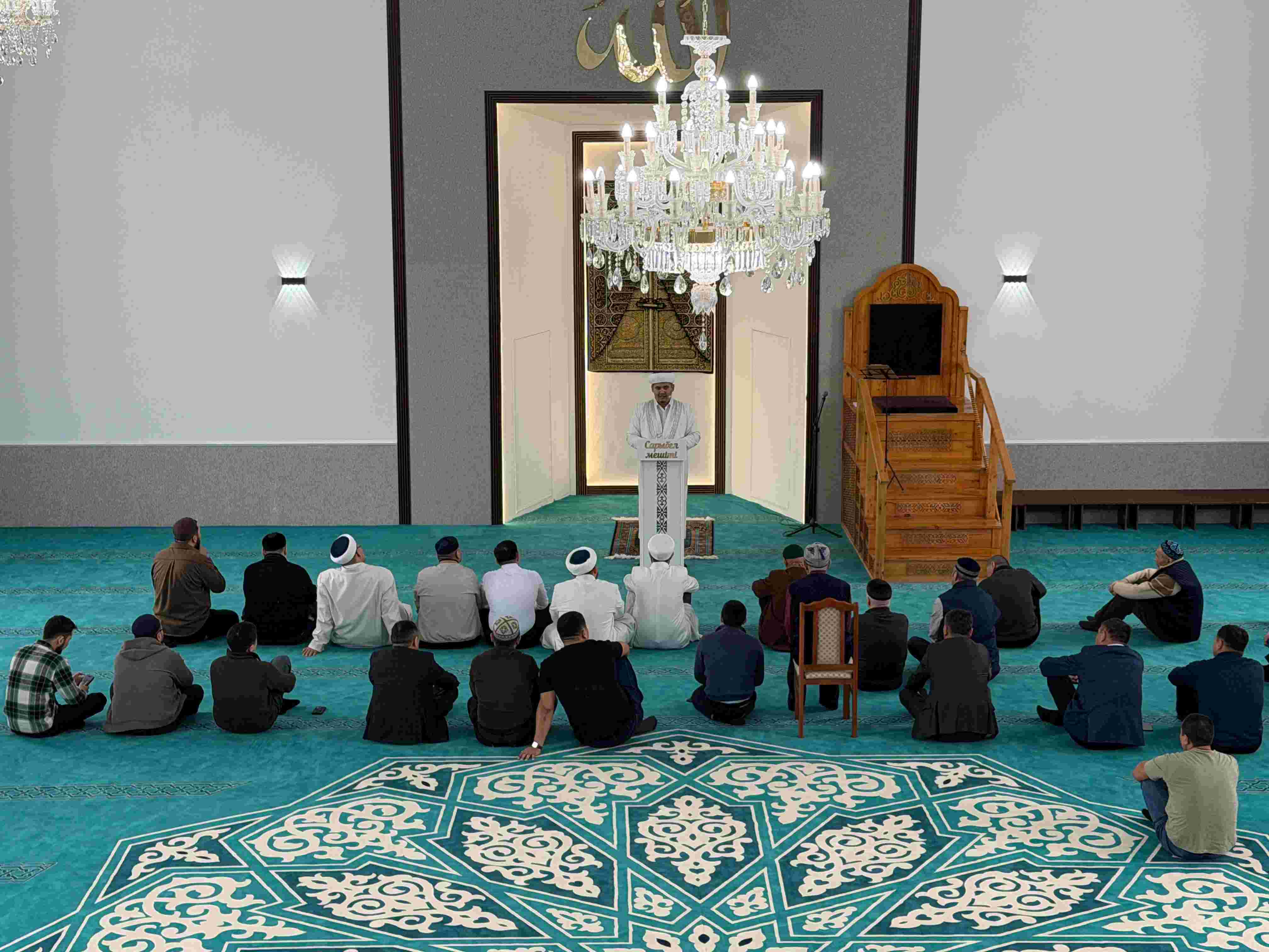 ОБЛЫС БАС ИМАМЫ ОСАКАРОВКА АУДАНДЫҚ МЕШІТІНДЕ ЖҰМА УАҒЫЗЫН АЙТТЫ