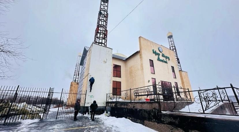 Қарағанды қалалық «Бұқар Жырау» мешітінде бейнекамералар жаңартылды