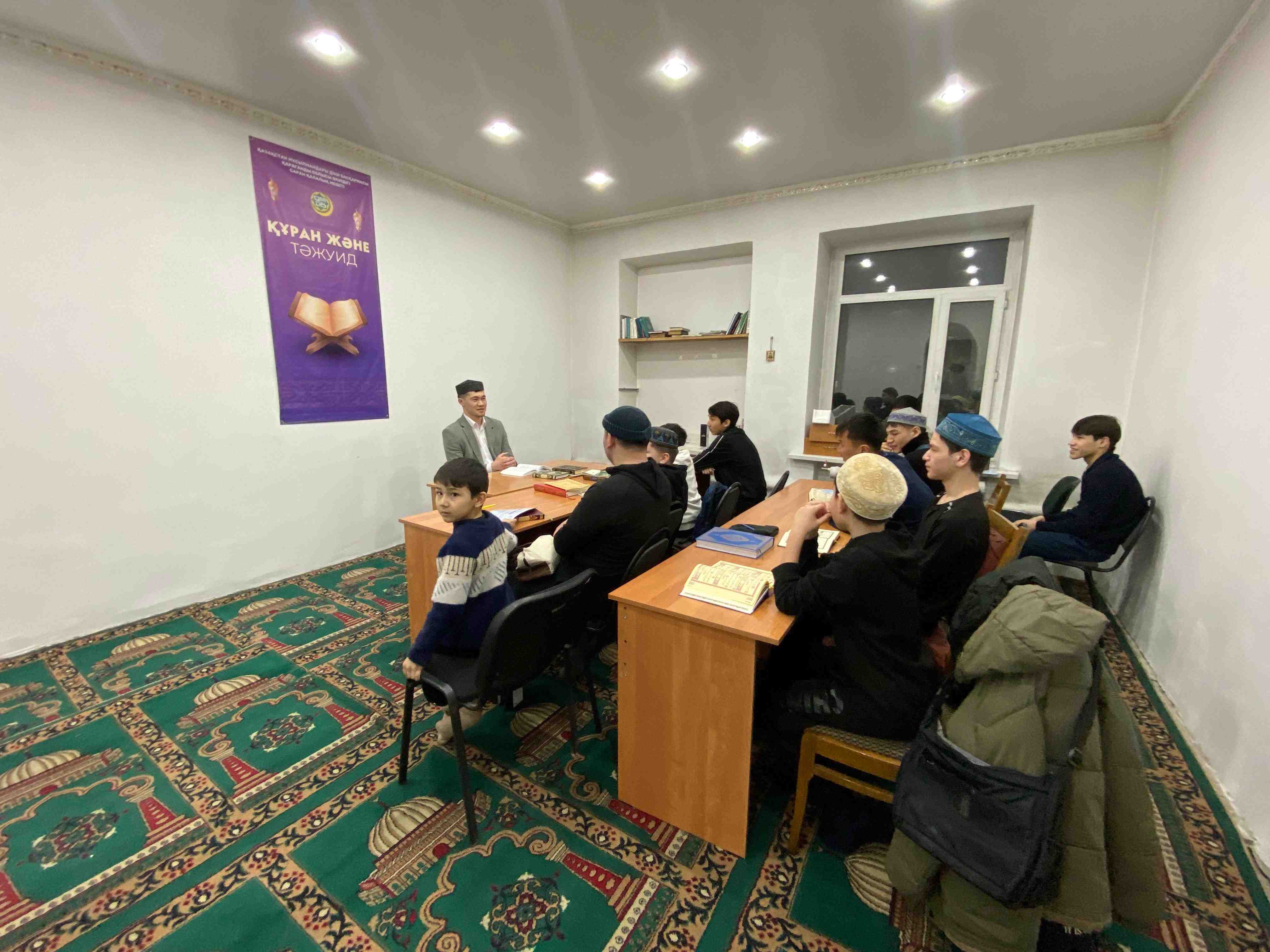 Саран қалалық мешітінде «Бір айда – бір кітап» жобасы аясында рухани кездесу өтті