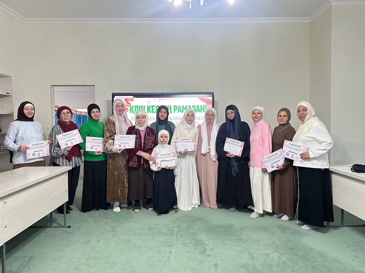 «Төлеутай ата» мешітінде өлең жатқа оқу сайысы өтті