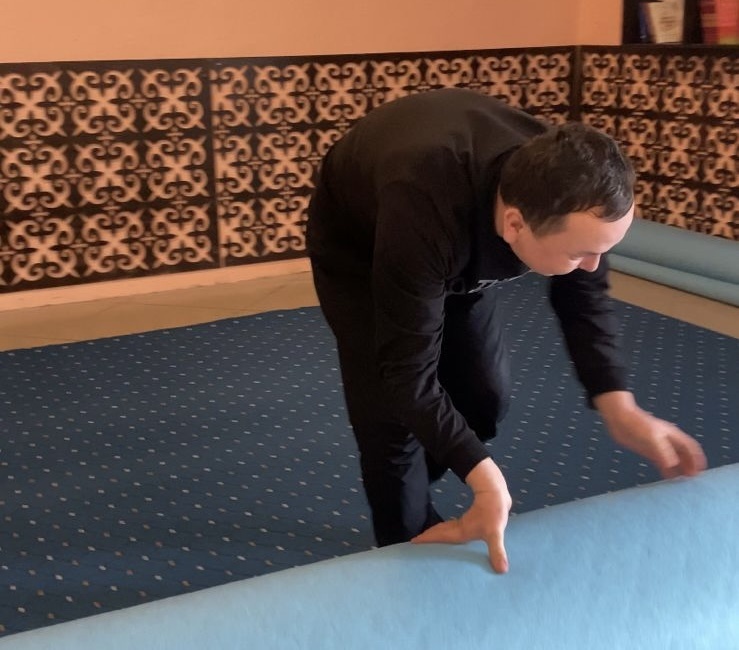 Балқаш: Қалалық мешітте жаңарту жұмыстары жүргізілді