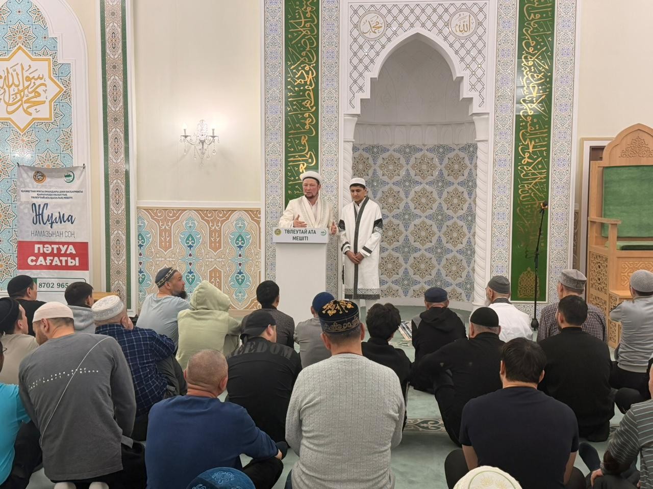 «Төлеутай ата» мешітінде алғашқы тарауық намазы оқылды
