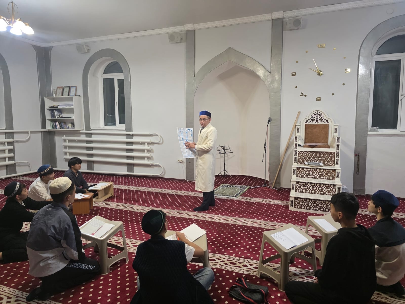 «Нұр» мешітінде  «Намаз оқып үйрену» курсы өтуде