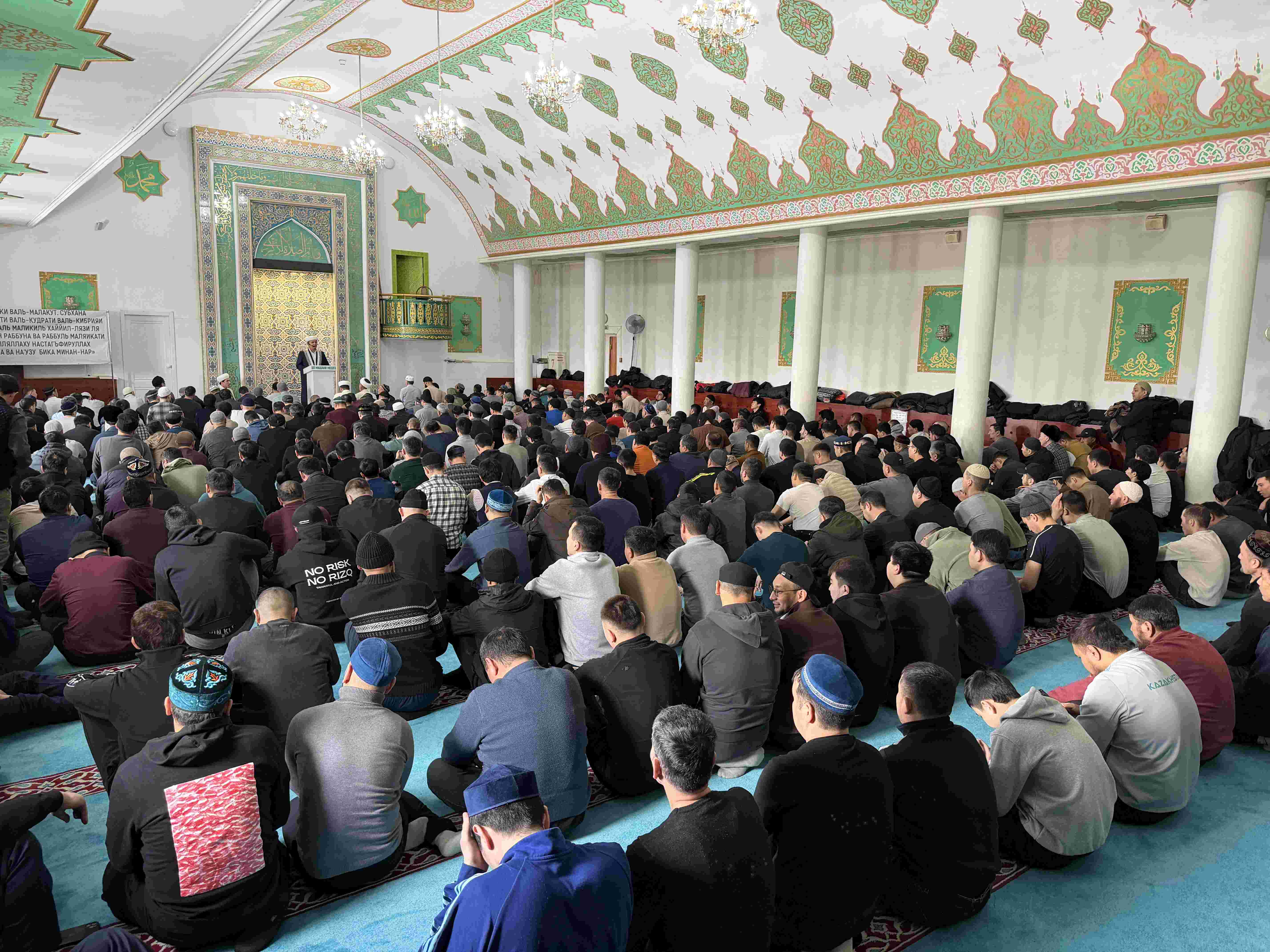 ОБЛЫС БАС ИМАМЫ «ӘЛ МАШАНИ» МЕШІТІНДЕ ЖҰМА НАМАЗЫН ӨТКІЗДІ