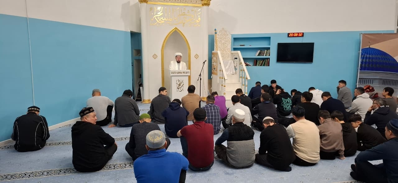«Бала қажы» мешітінде  «Рамазанда бір уақып» тақырыбында уағыз айтылды