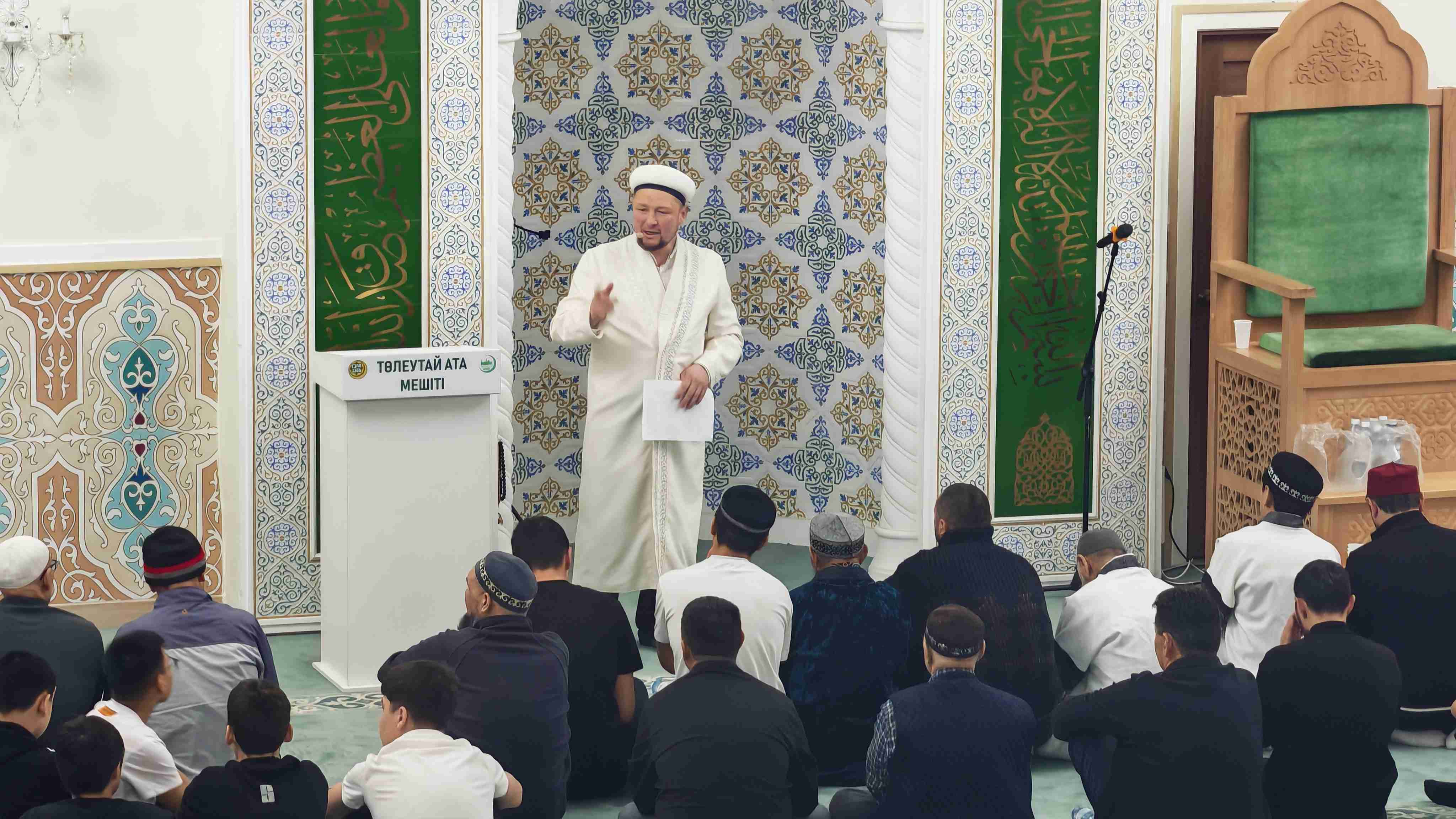 «Төлеутай ата» мешітінде «Қадір түнінің маңызы» тақырыбында уағыз айтылды