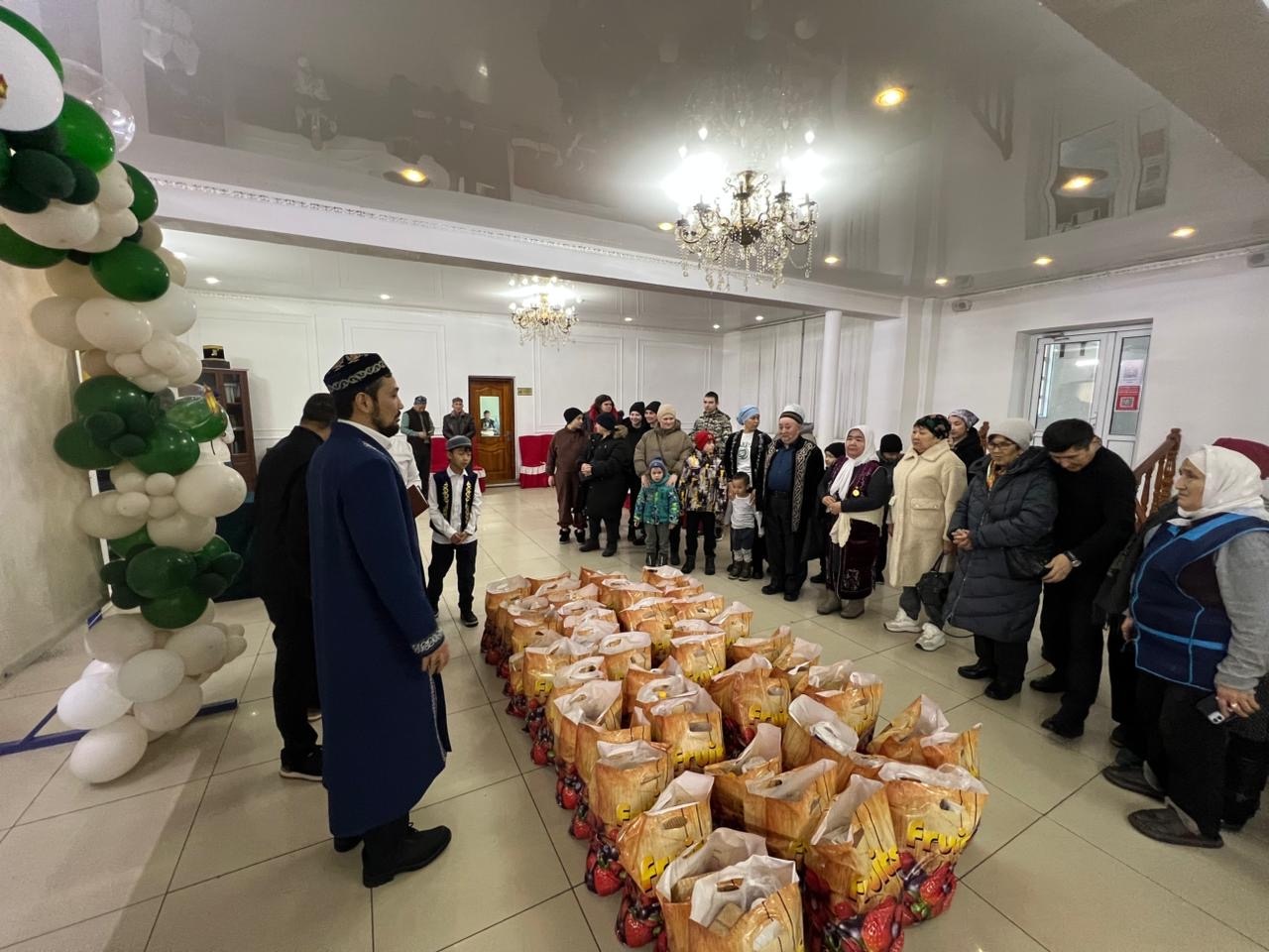 Саран қалалық мешітінде қайырымдылық шарасы өтті