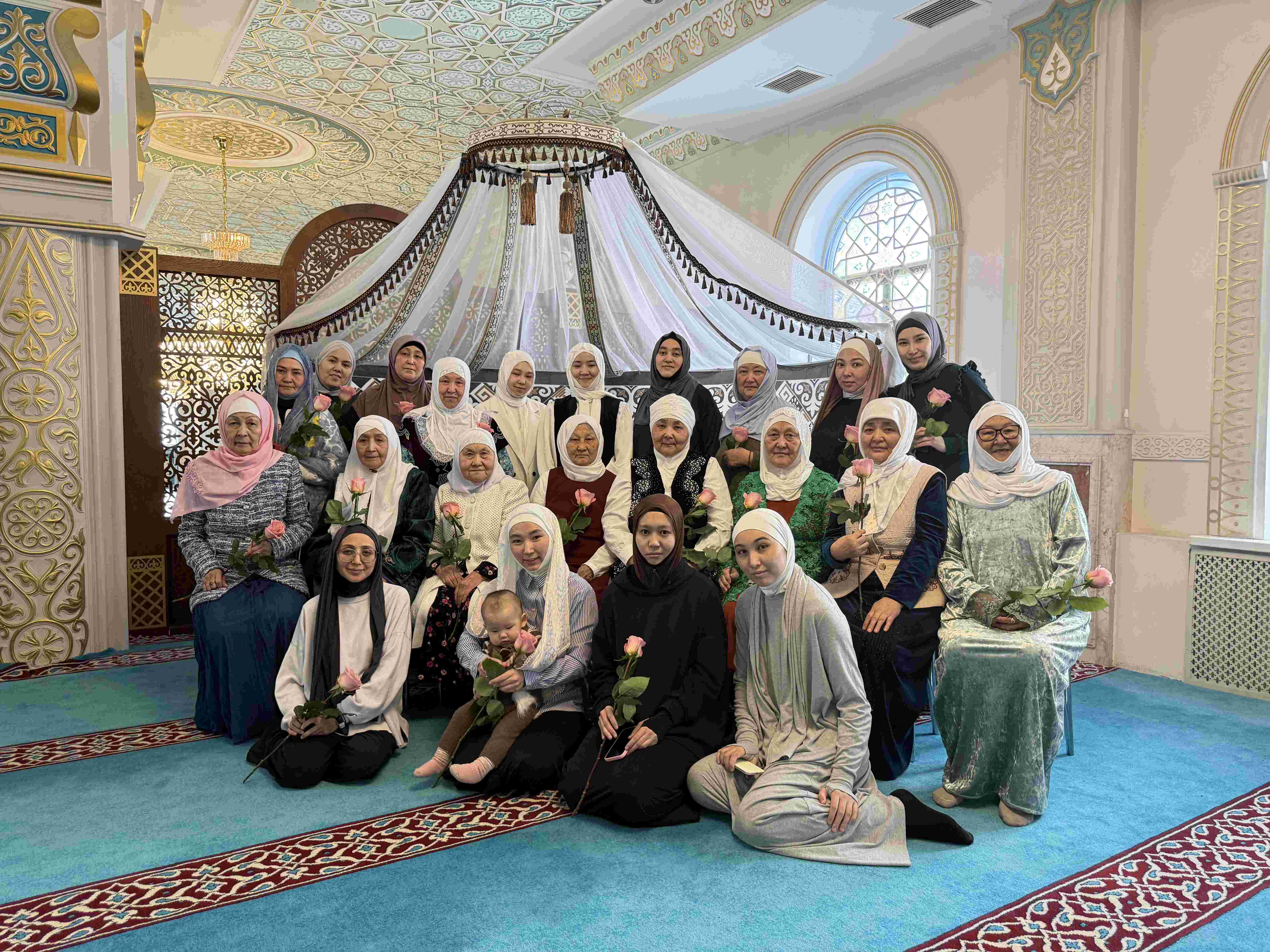 «Әнет баба» мешітінде Құран хатым дұғасы жасалды