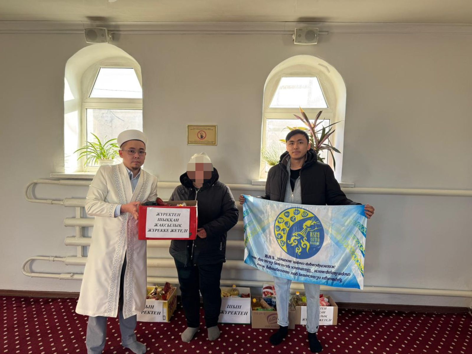 «Нұр» мешітінде «Жүректен жүрекке» – қайырымдылық акциясы өтті