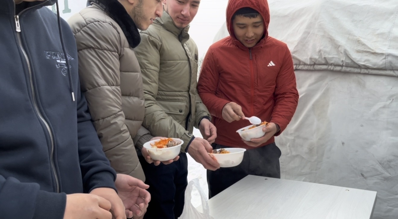 «Төлеутай ата» мешітінде жамағатқа айттық дәм ұсынылды