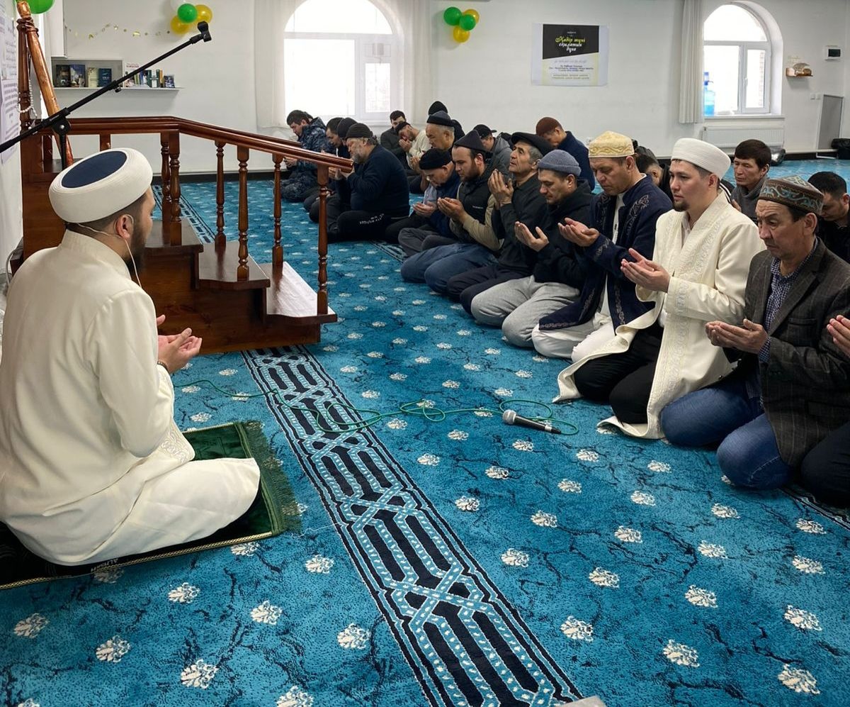 Ақтас кенті Ерімбет ата мешітінде Ораза айт намазы атқарылды