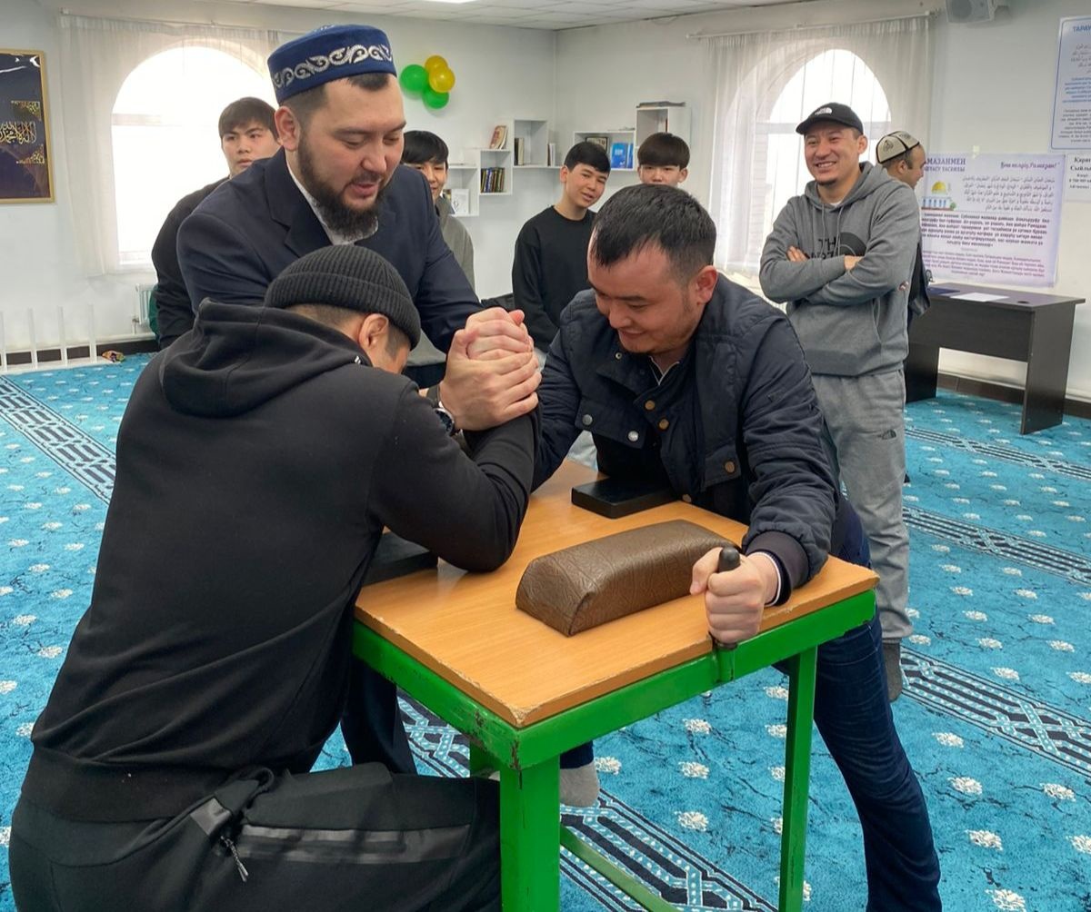 Ақтас кентіндегі Ерімбет ата мешітінде ұлттық ойындар сайысы өтті