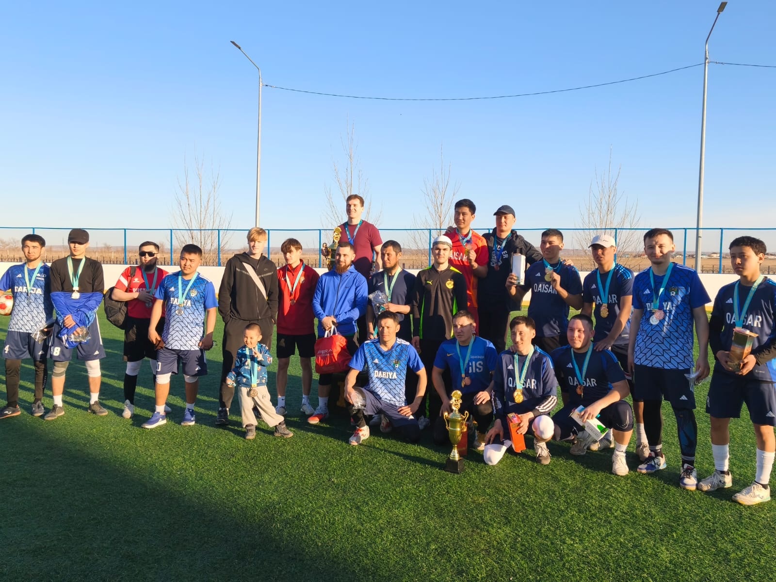Қарабас кентінде мешіт жастары арасында кіші футболдан достық кездесу өтті