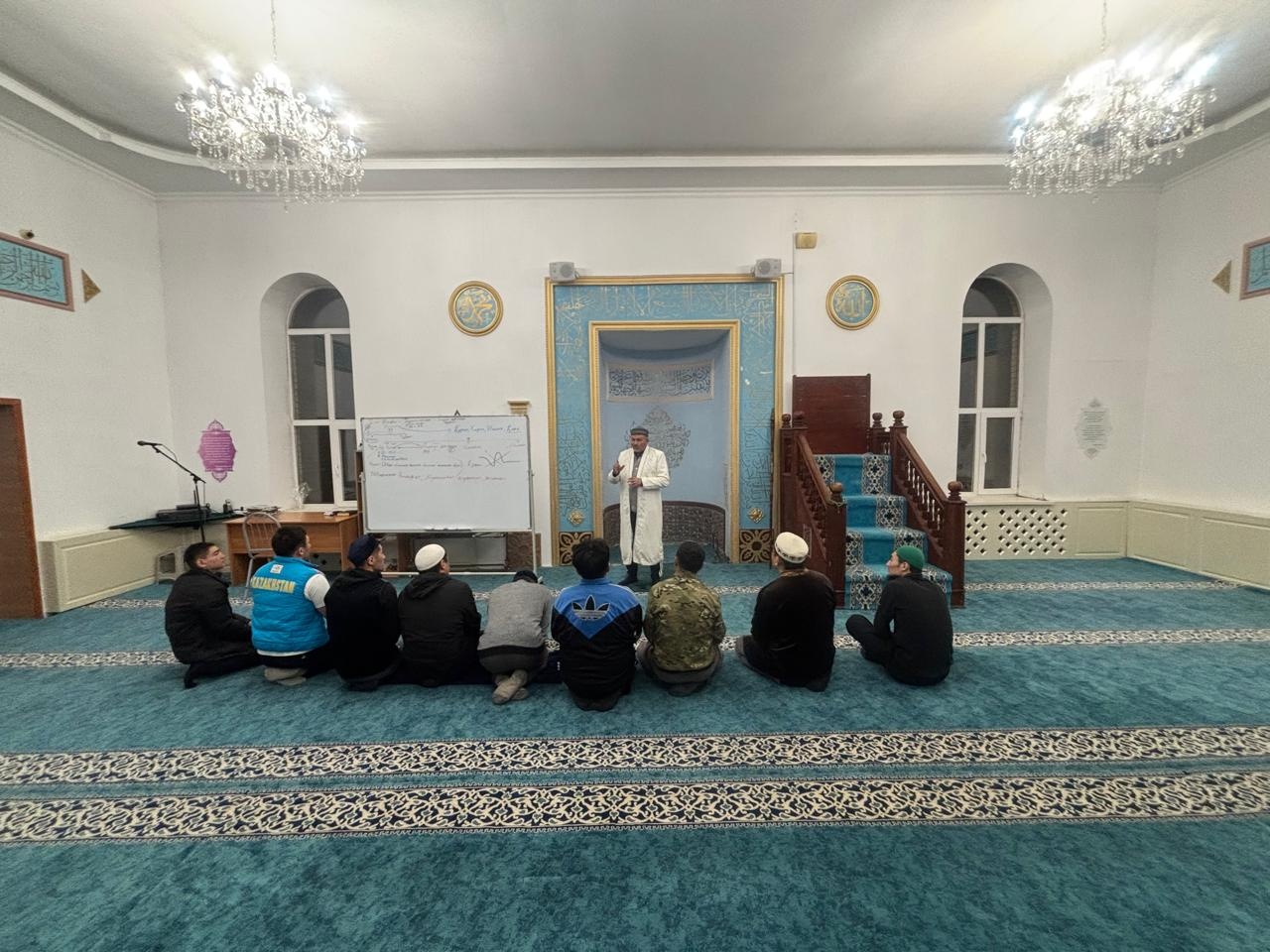 «Жанқұтты би» мешітінде діни сауаттылықты арттыру шарасы ұйымдастырылды