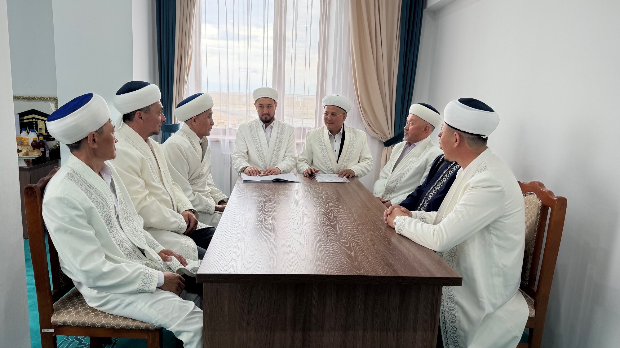 Осакаровка аудандық мешітіне бақылау-басқару жұмыстары жүргізілді