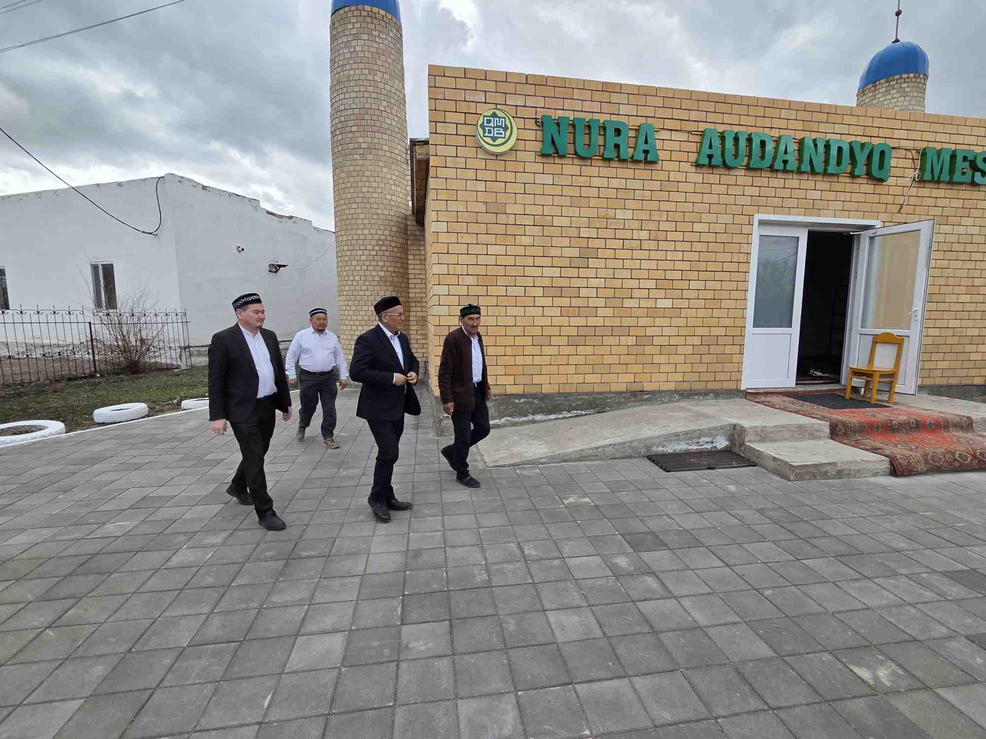 Нұра аудандық мешітіне бақылау-басқару жұмыстары жүргізілді