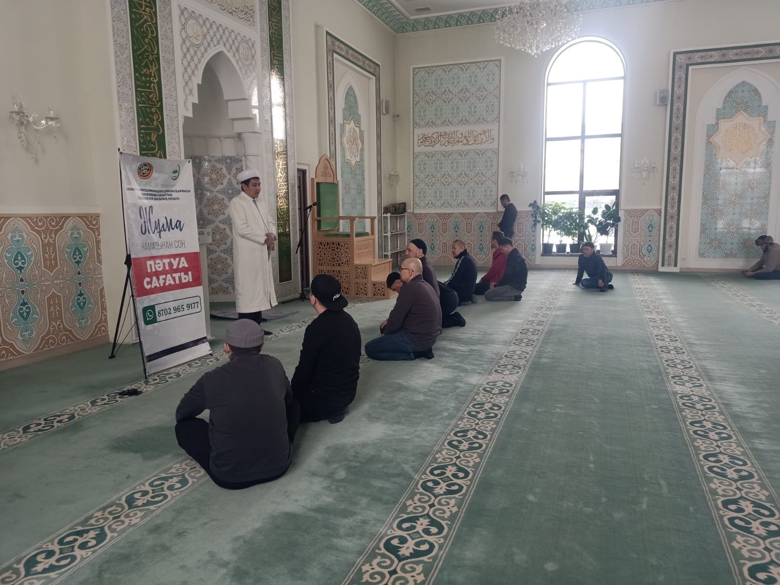«Төлеутай ата» мешітінде жат ағымның алдын алу бойынша түсіндіру жұмыстары жүргізілді