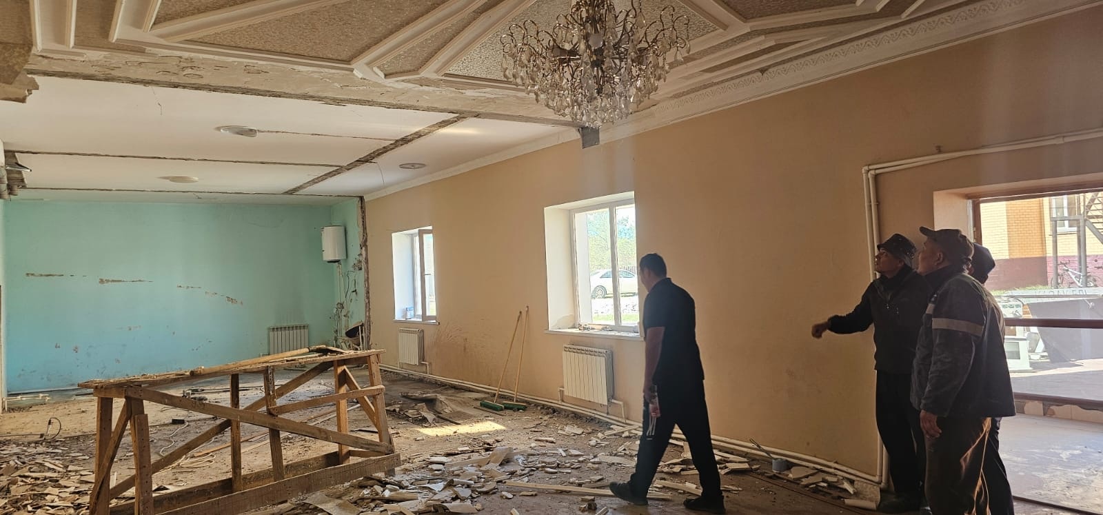 Абай аудандық мешітінде игі бастама: асхана күрделі жөндеуден өтуде