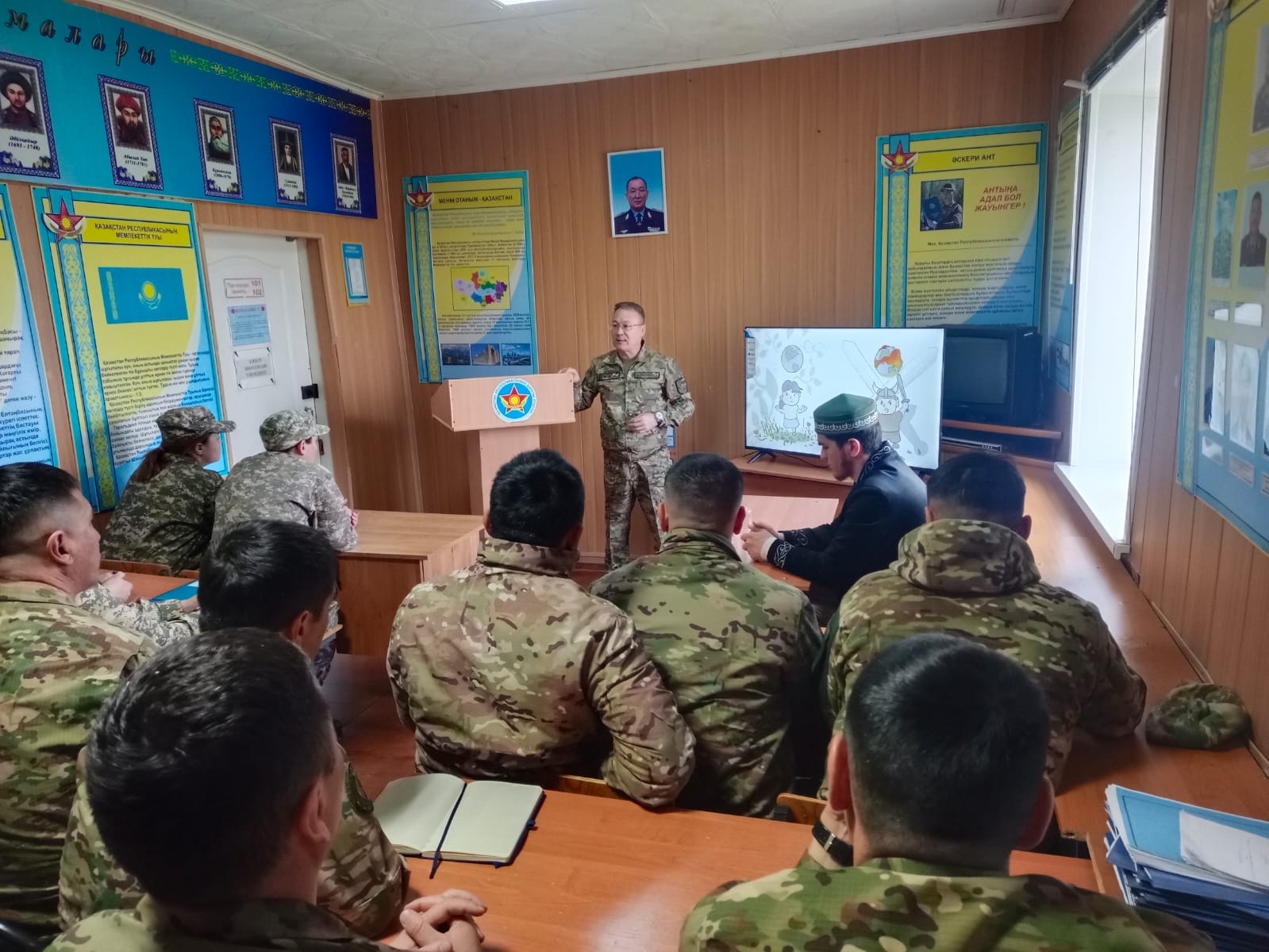 Әскери бөлімде жат ағымдардан сақтану тақырыбында насихат өтті