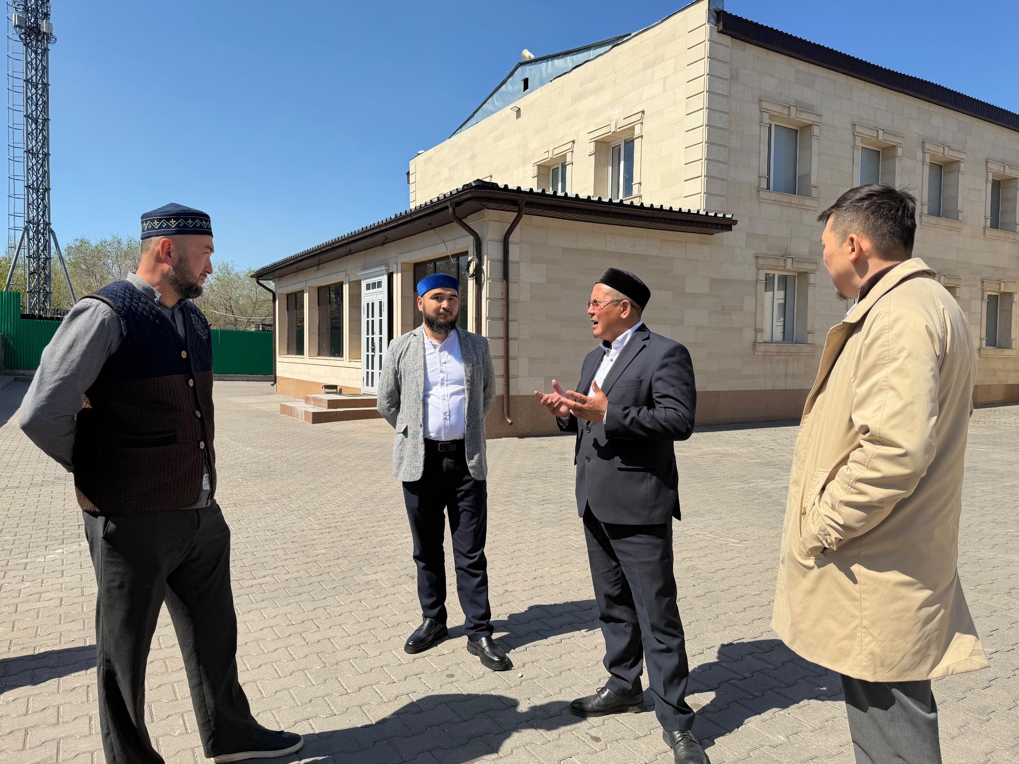 ТЕМІРТАУ ҚАЛАЛЫҚ «ЖАҚЫП АҚБАЙ» МЕШІТІНҒ БАҚЫЛАУ-БАСҚАРУ ЖҰМЫСТАРЫ ЖҮРГІЗІЛДІ