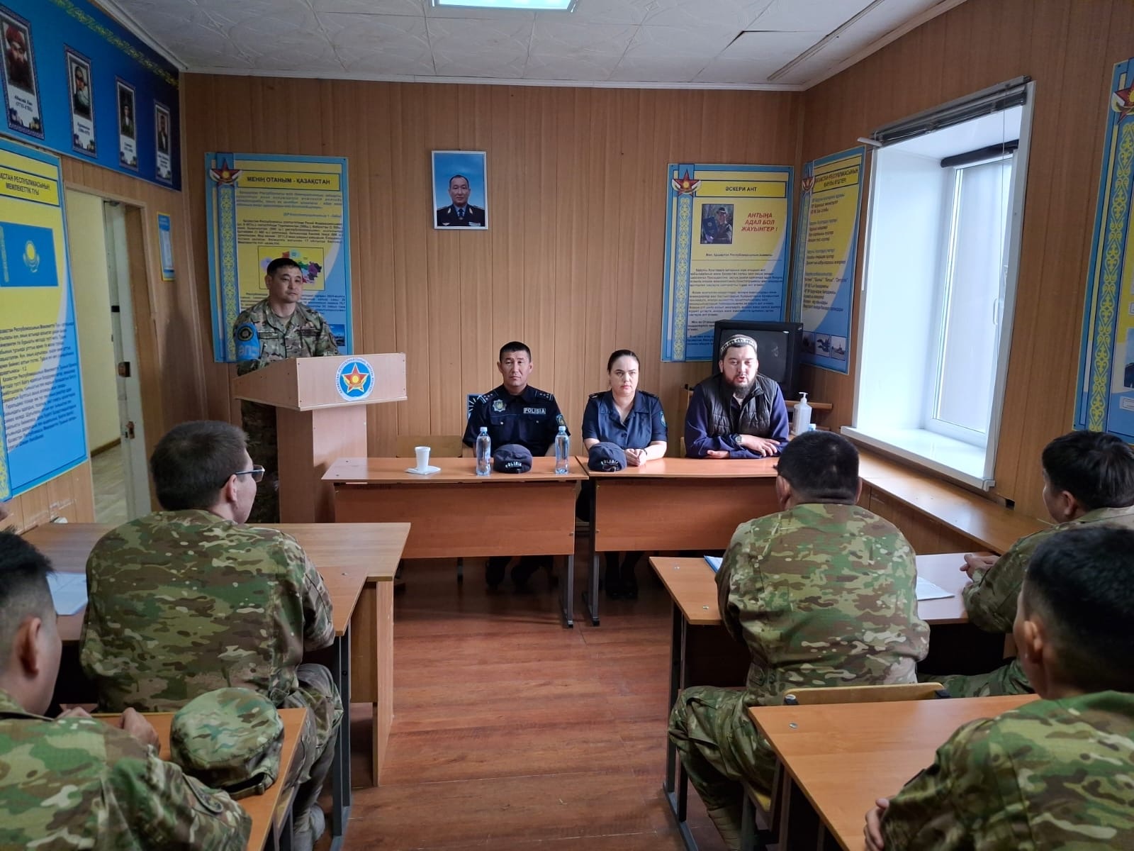 №92835 әскери бөлімінде діни қауіпсіздік бойынша ақпараттық кездесу өтті
