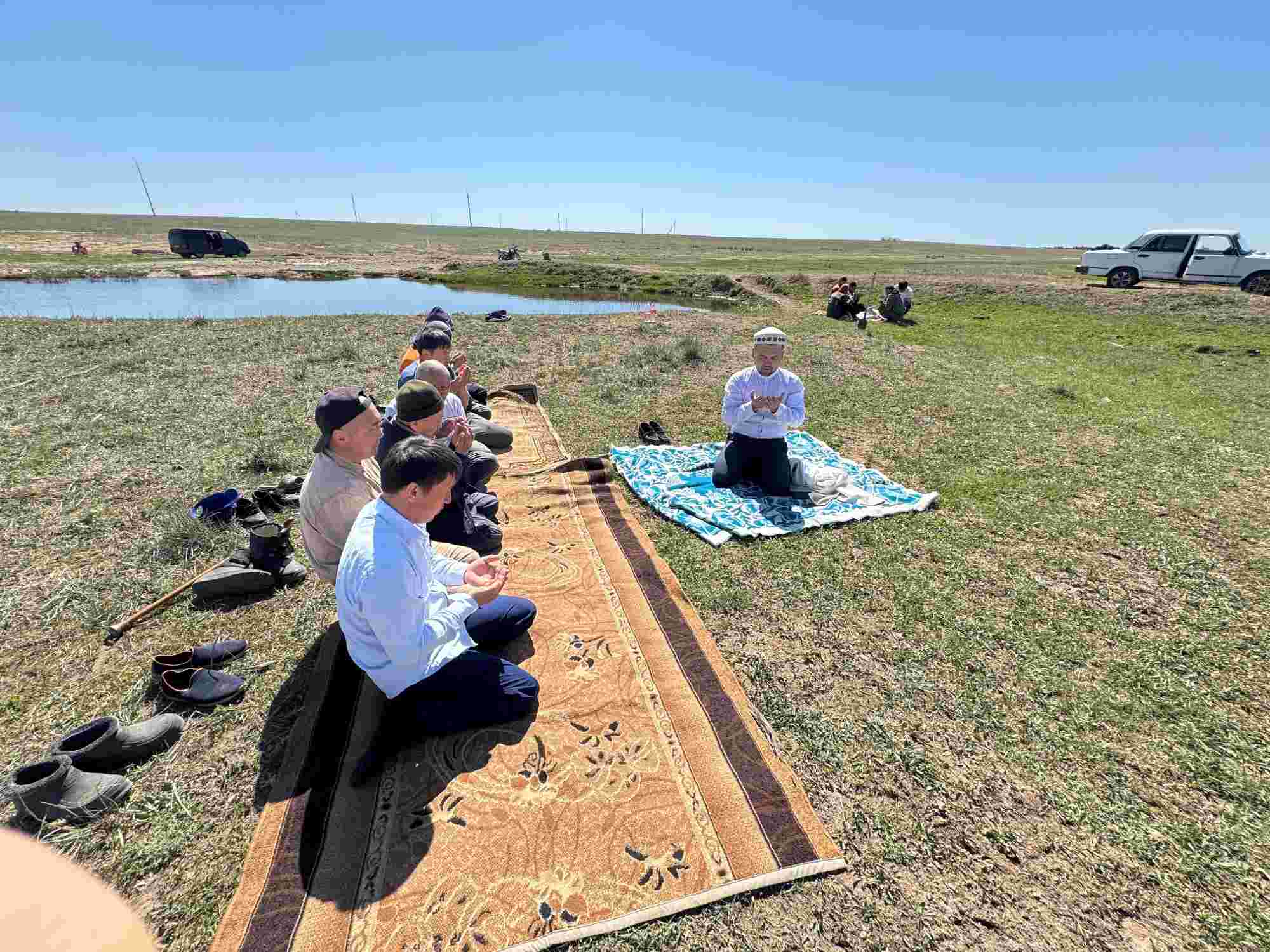 Самарка ауылында жауын-шашын тілеу мақсатында тасаттық берілді