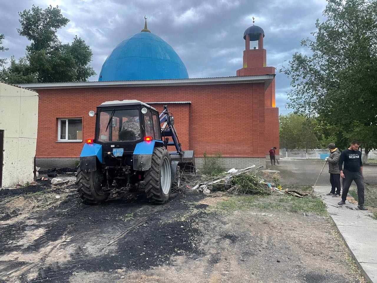 «Жыржыс қажы» мешітінде Құрбан айтқа дайындық жұмыстары басталды