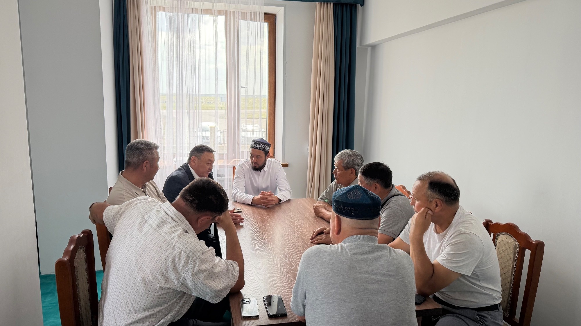 Осакаровка аудандық мешітінде ақсақалдар жиыны өтті