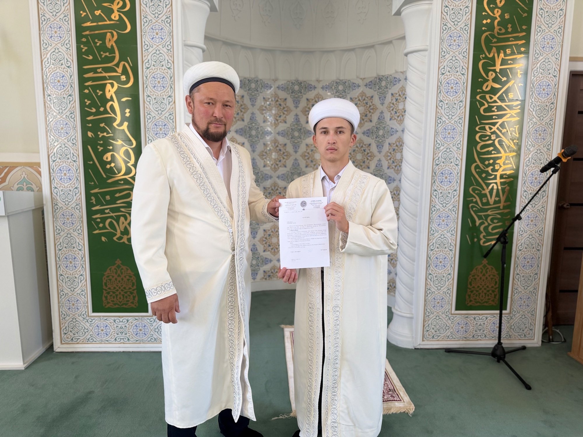 «Төлеутай ата» мешітіне жаңа наиб имам қызметке тағайындалды