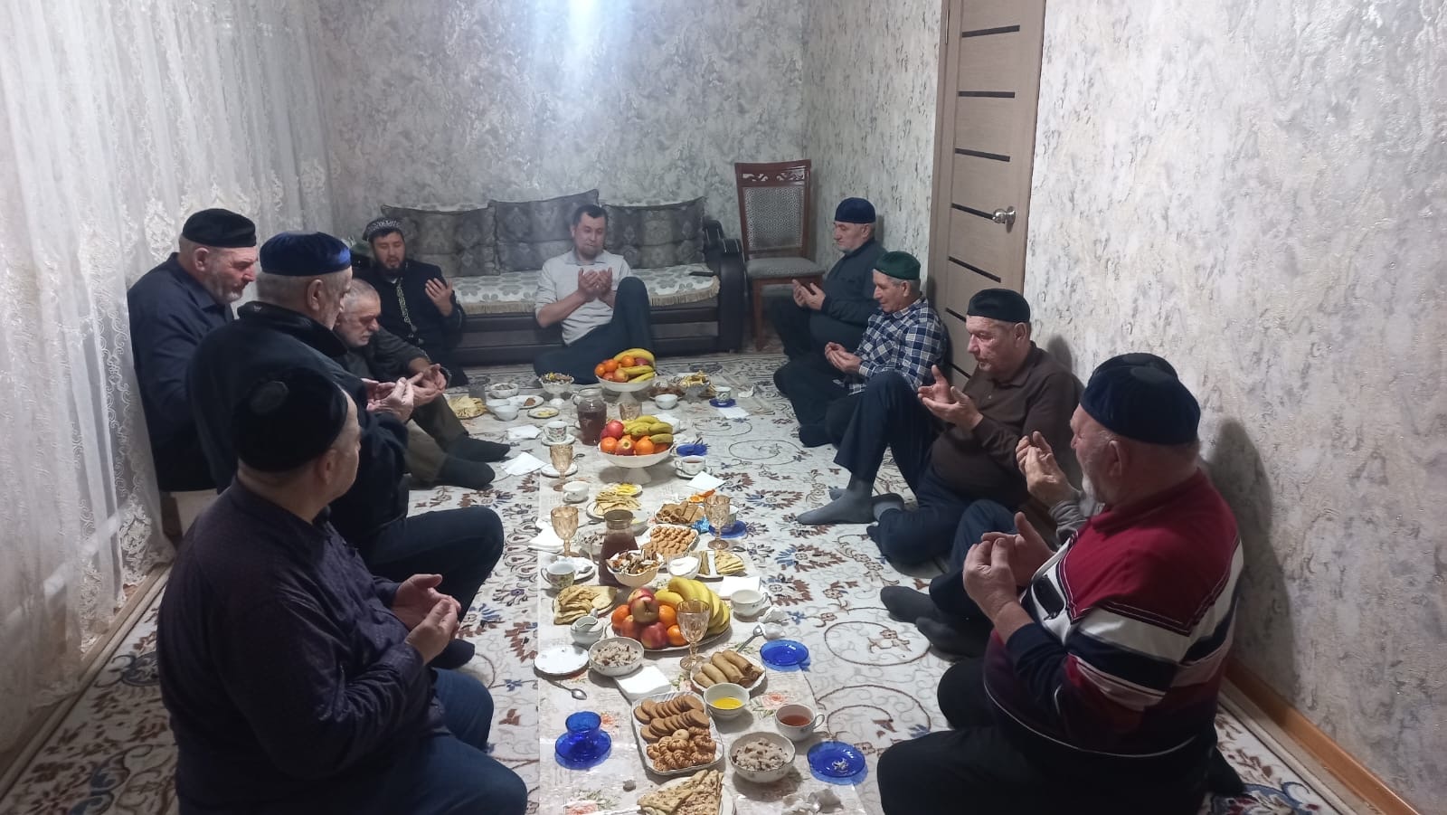Осакаровка аудандық мешітінде рухани басқосу өтті