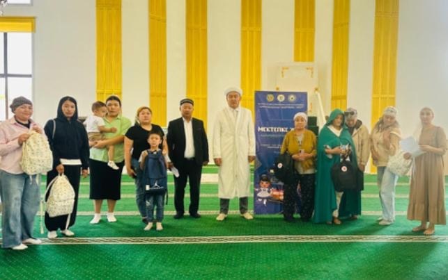 «Бұқар Жырау» мешітінде «Мектепке жол» қайырымдылық акциясы өтті