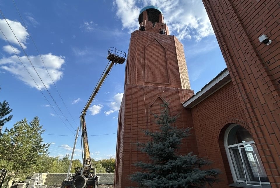 Мешітте азан шақыруға арналған жаңа дауыс ұлғайтқыш құрылғы орнатылды
